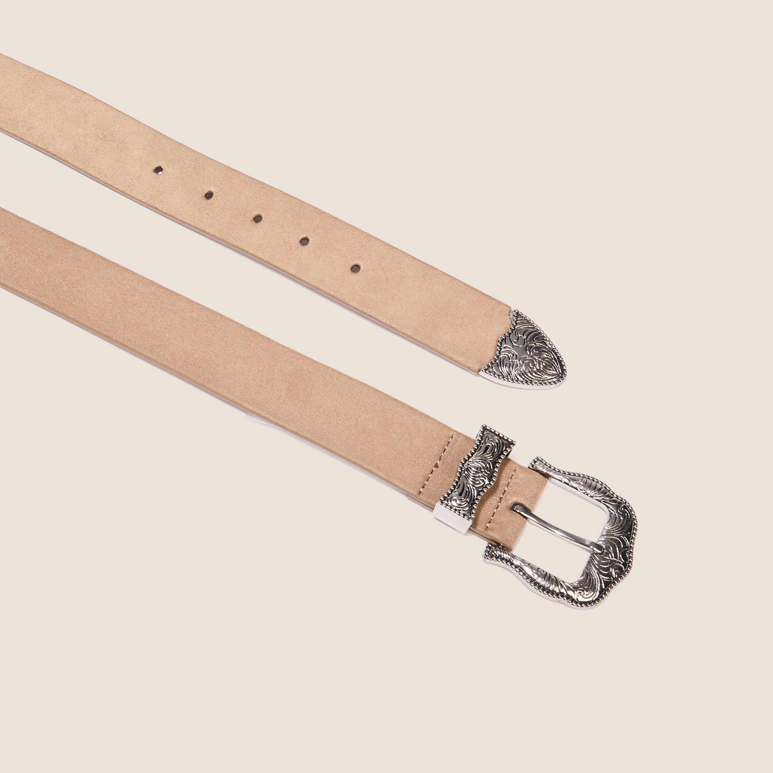 ceinture boucle western beige femme Ceinture boucle western beige femme