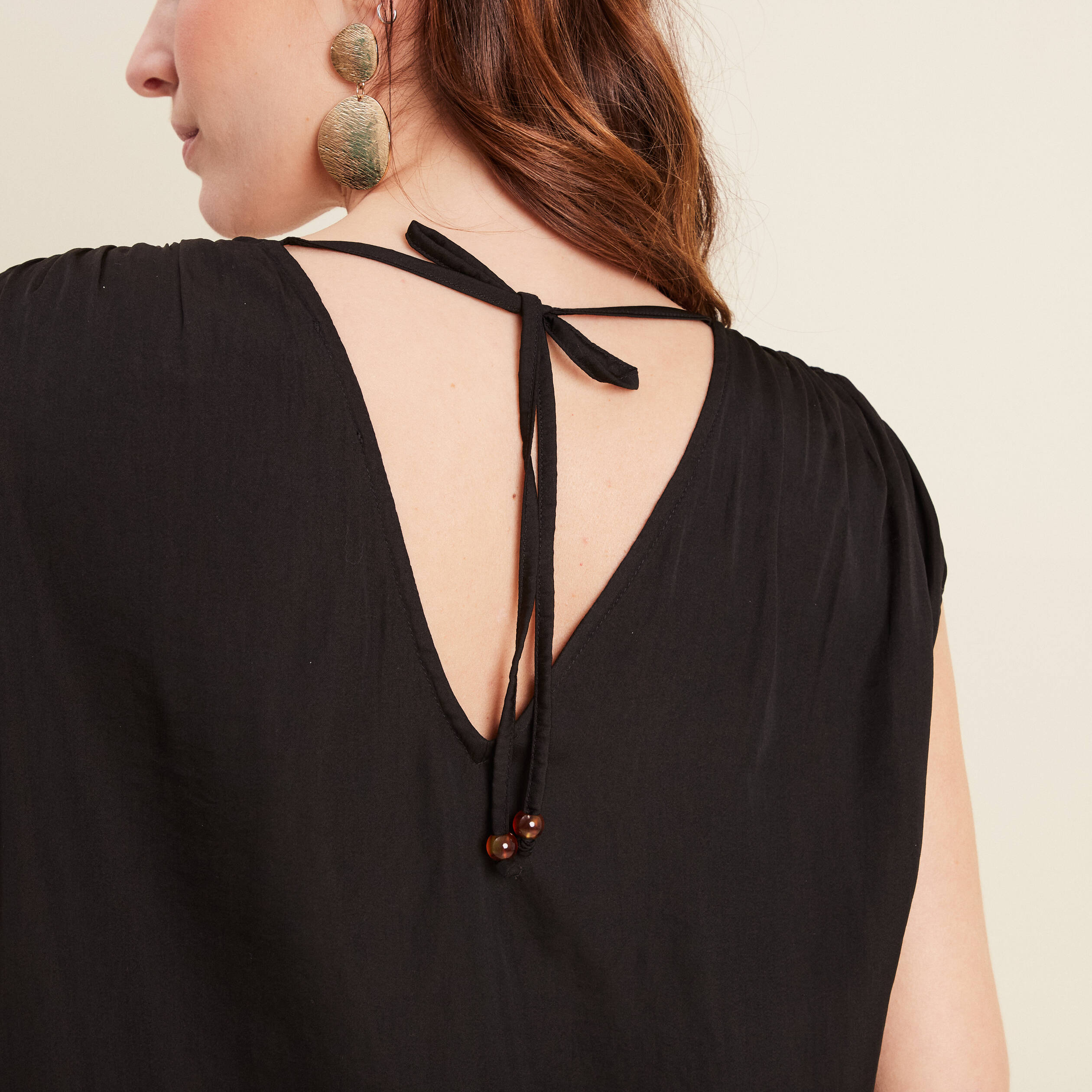 blouse sans manches noir femme Blouse sans manches noir femme