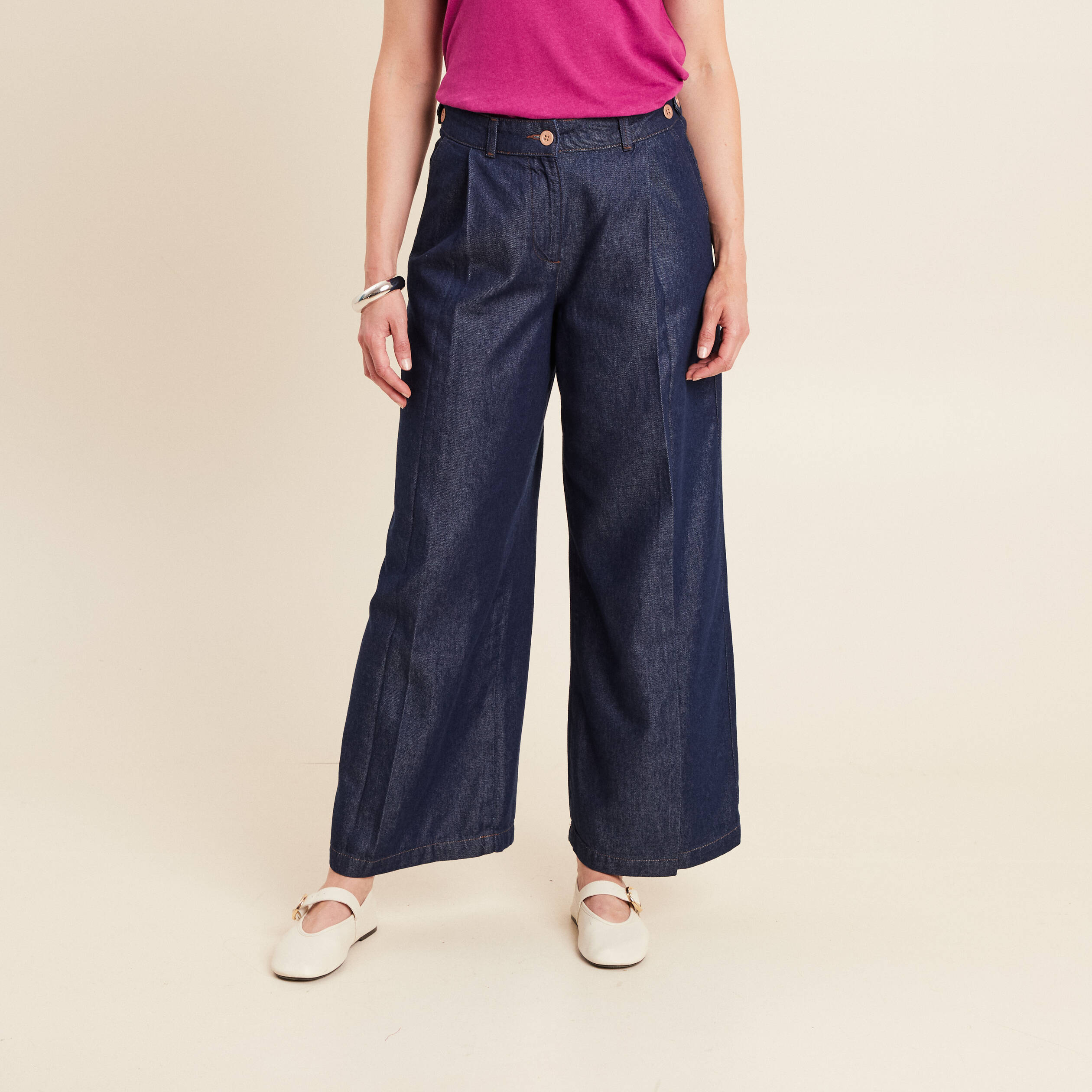 pantalon denim brut femme Pantalon denim brut femme