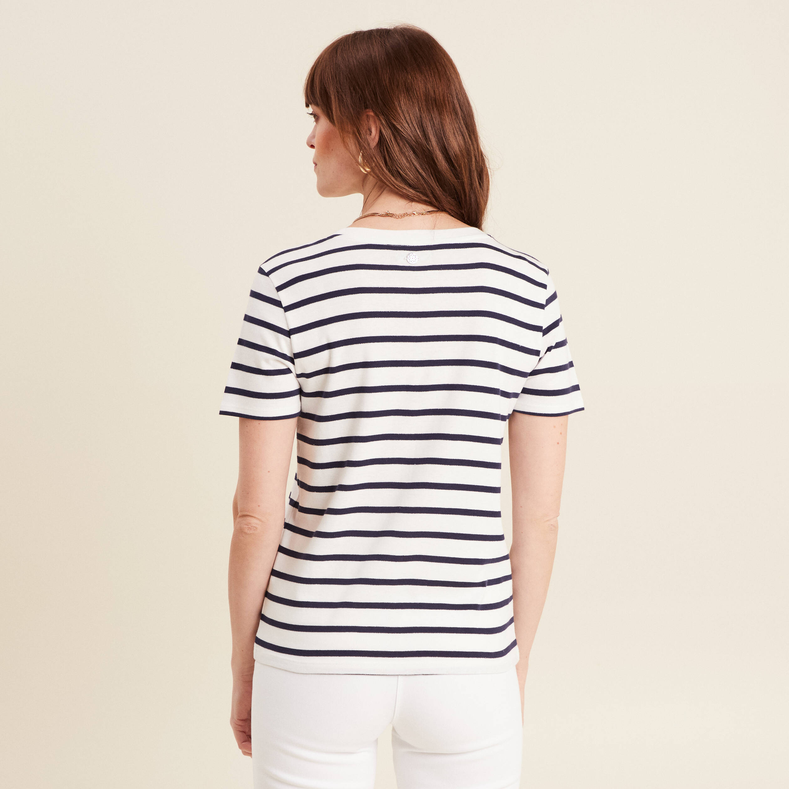 t shirt manches courtes blanc femme T-shirt manches courtes blanc femme