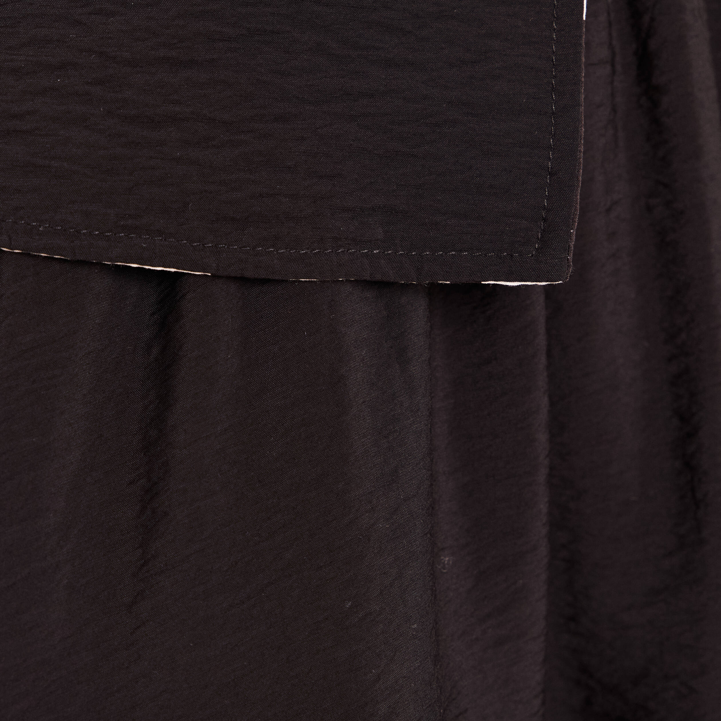 Robe longue r&eacute;versible et amovible noir femme