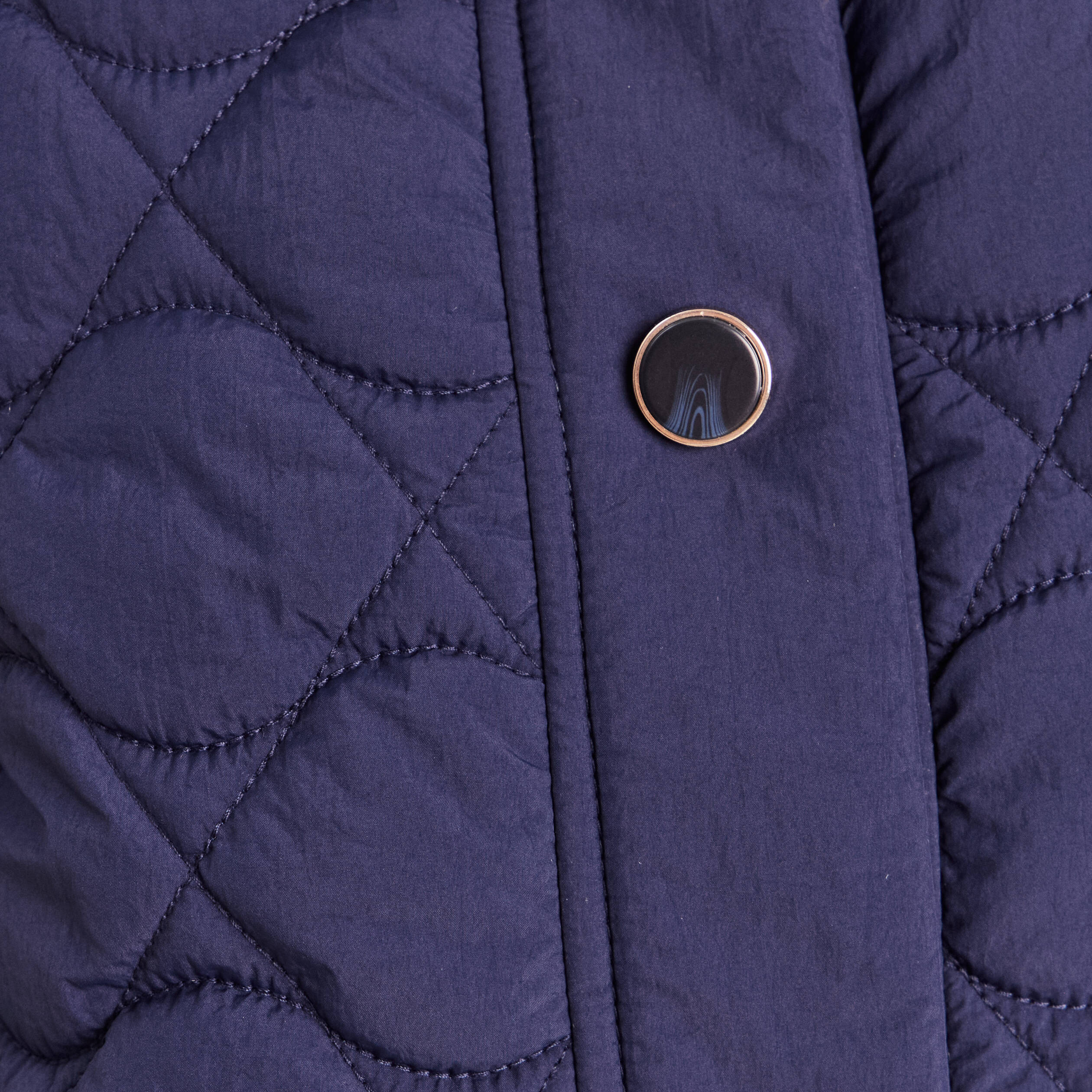 Doudoune l&eacute;g&egrave;re matelass&eacute;e bleu marine femme