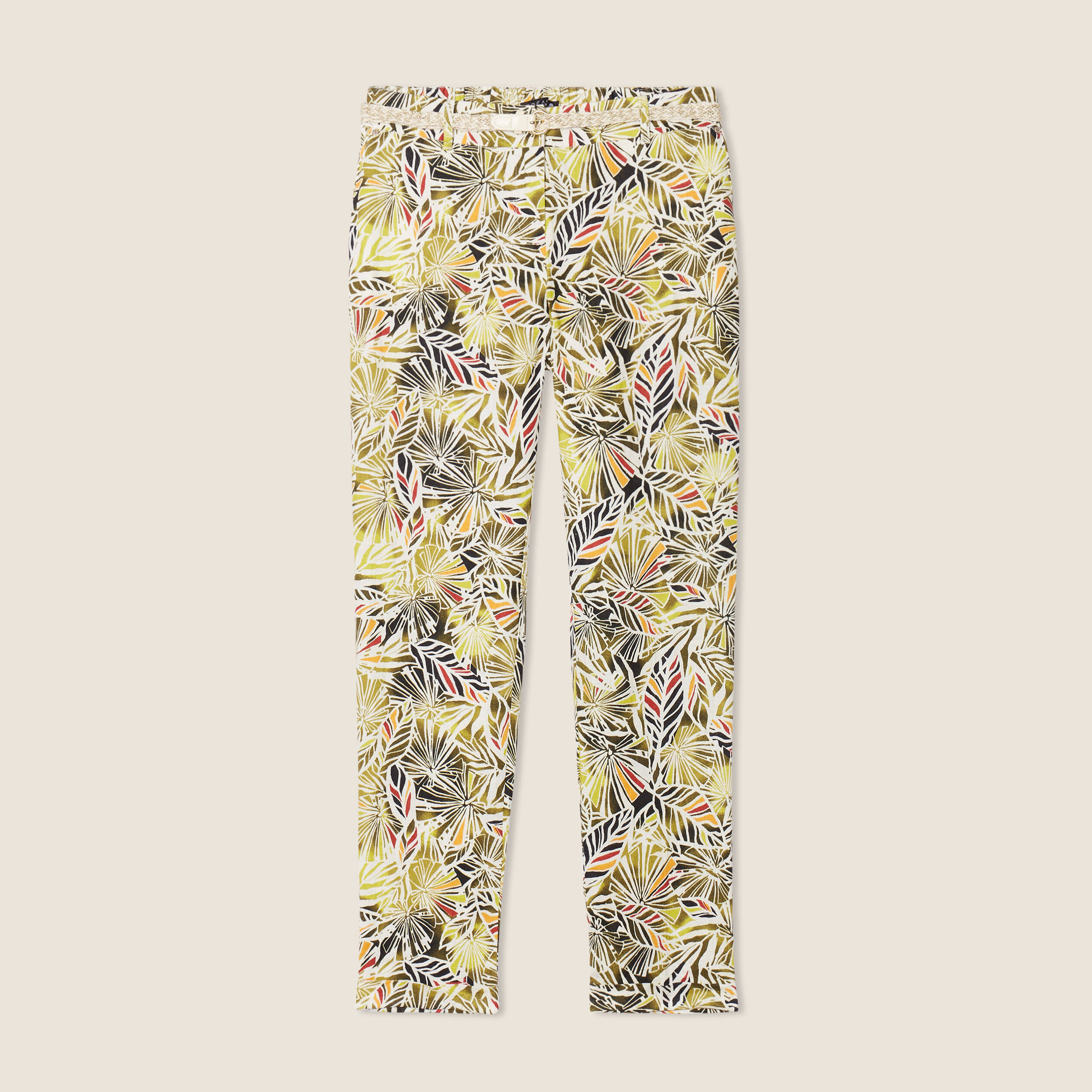 pantalon a ceinture vert femme Pantalon à ceinture vert femme