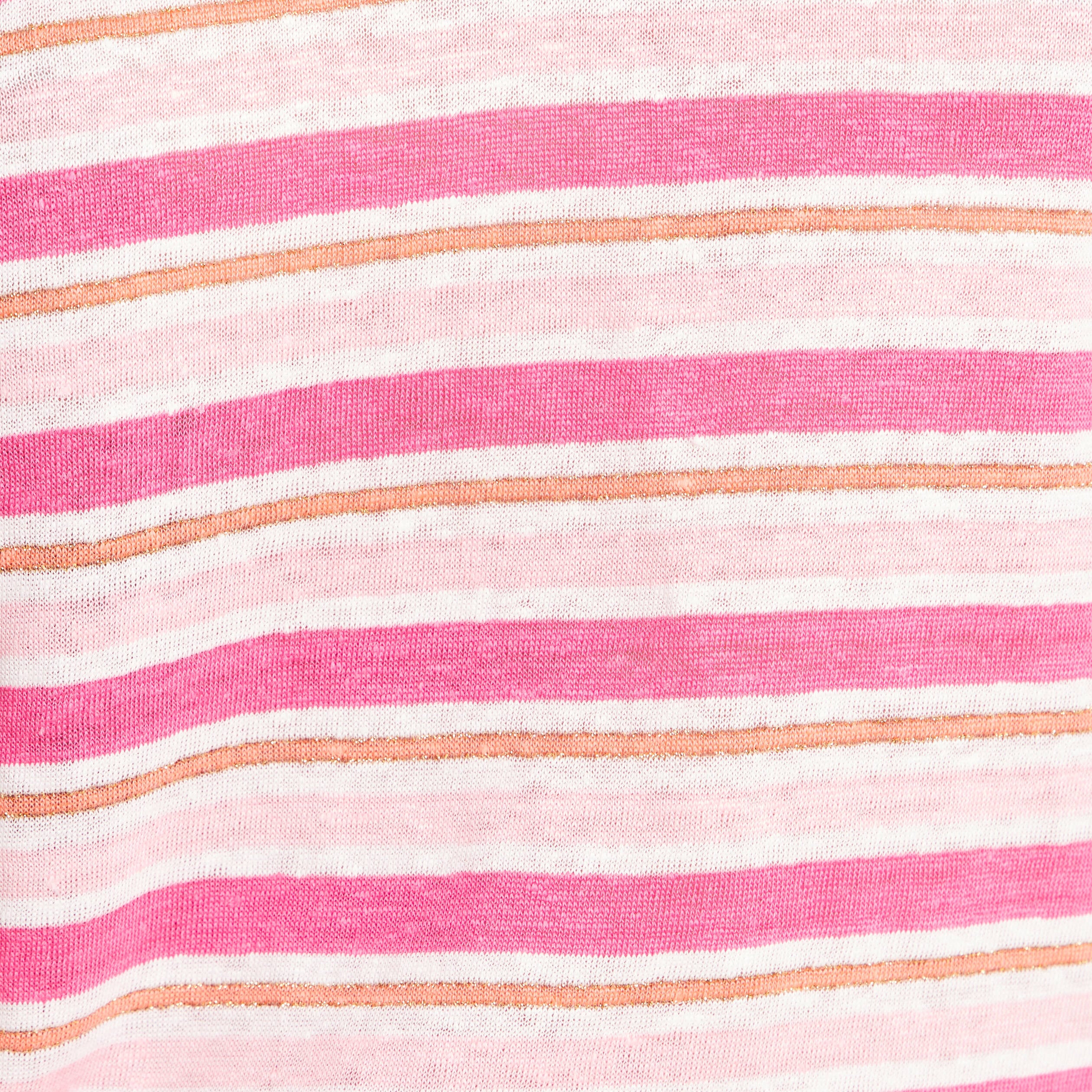 T-shirt manches courtes rose femme