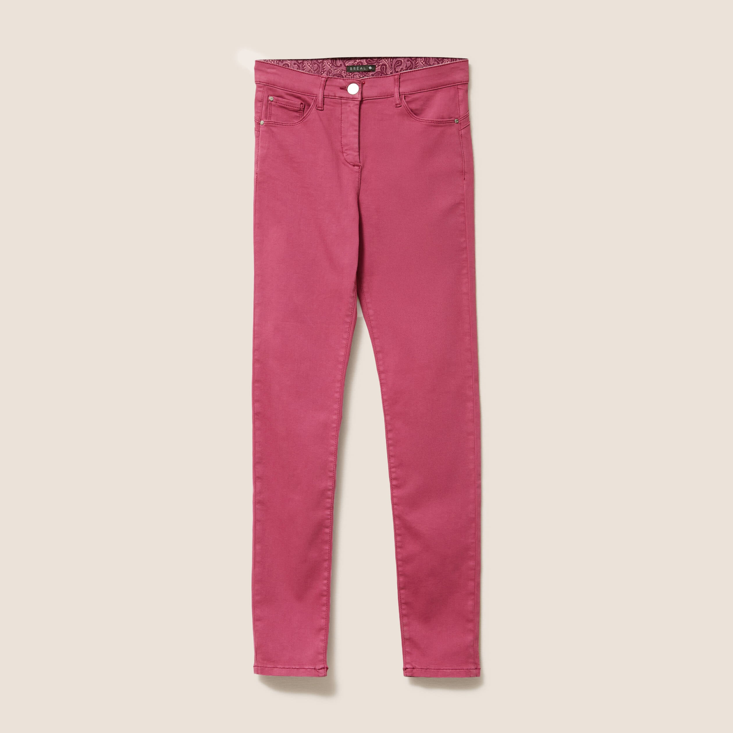 Jean magique L'Unique coupe ajust&eacute;e vieux rose femme