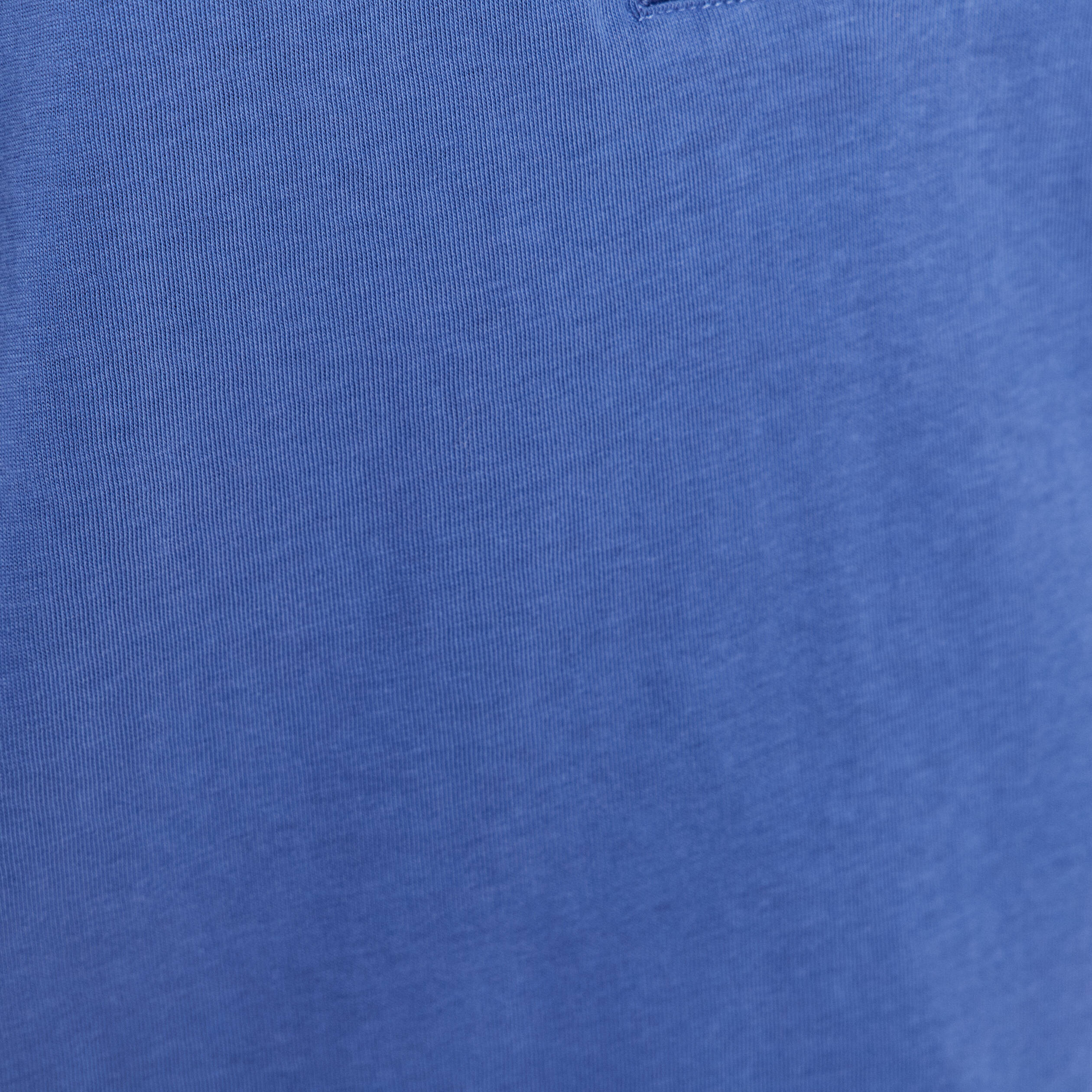 Blouse col v manches courtes bleu roi femme
