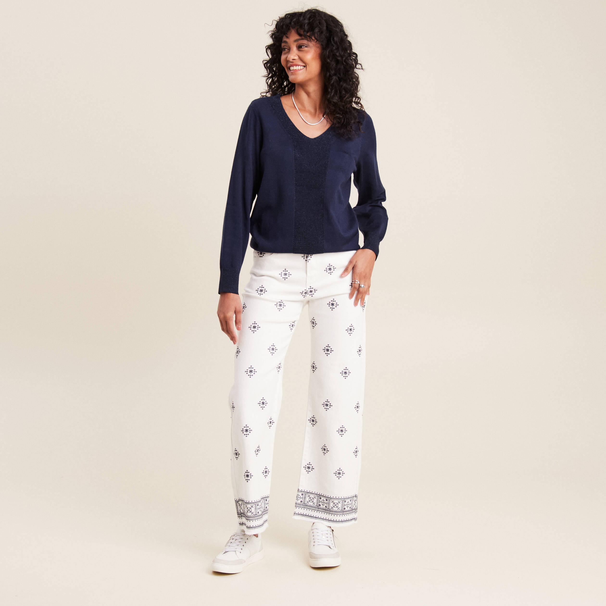 pull manches longues bleu marine femme Pull manches longues bleu marine femme