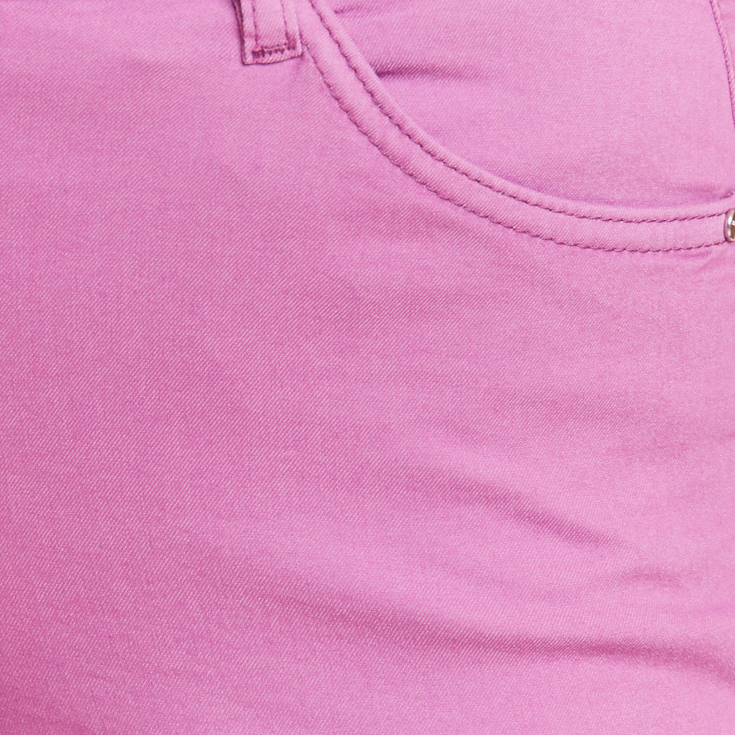 pantalon leger taille standard 78eme mauve femme Pantalon léger taille standard 7/8ème mauve femme