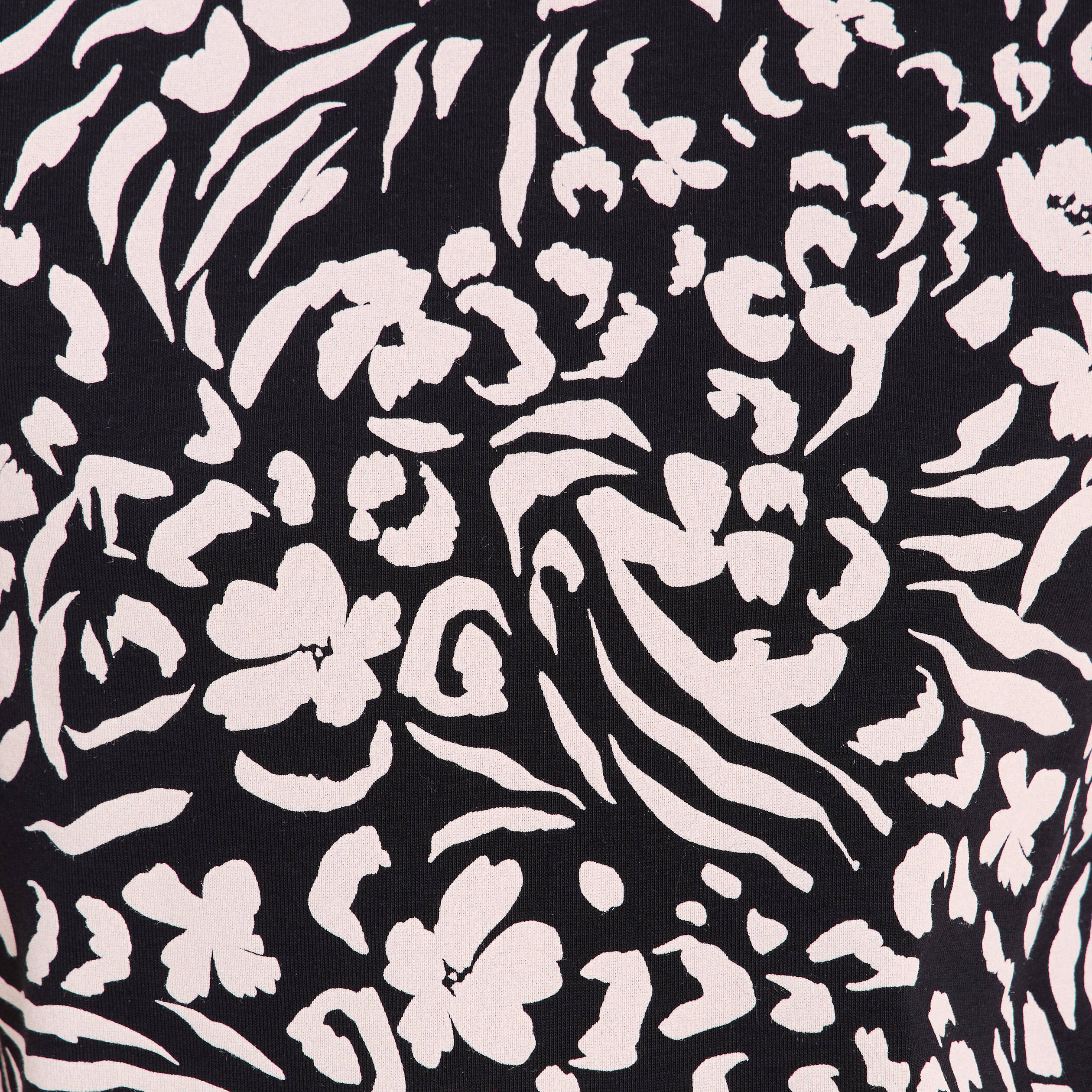 T-shirt en coton biologique noir femme