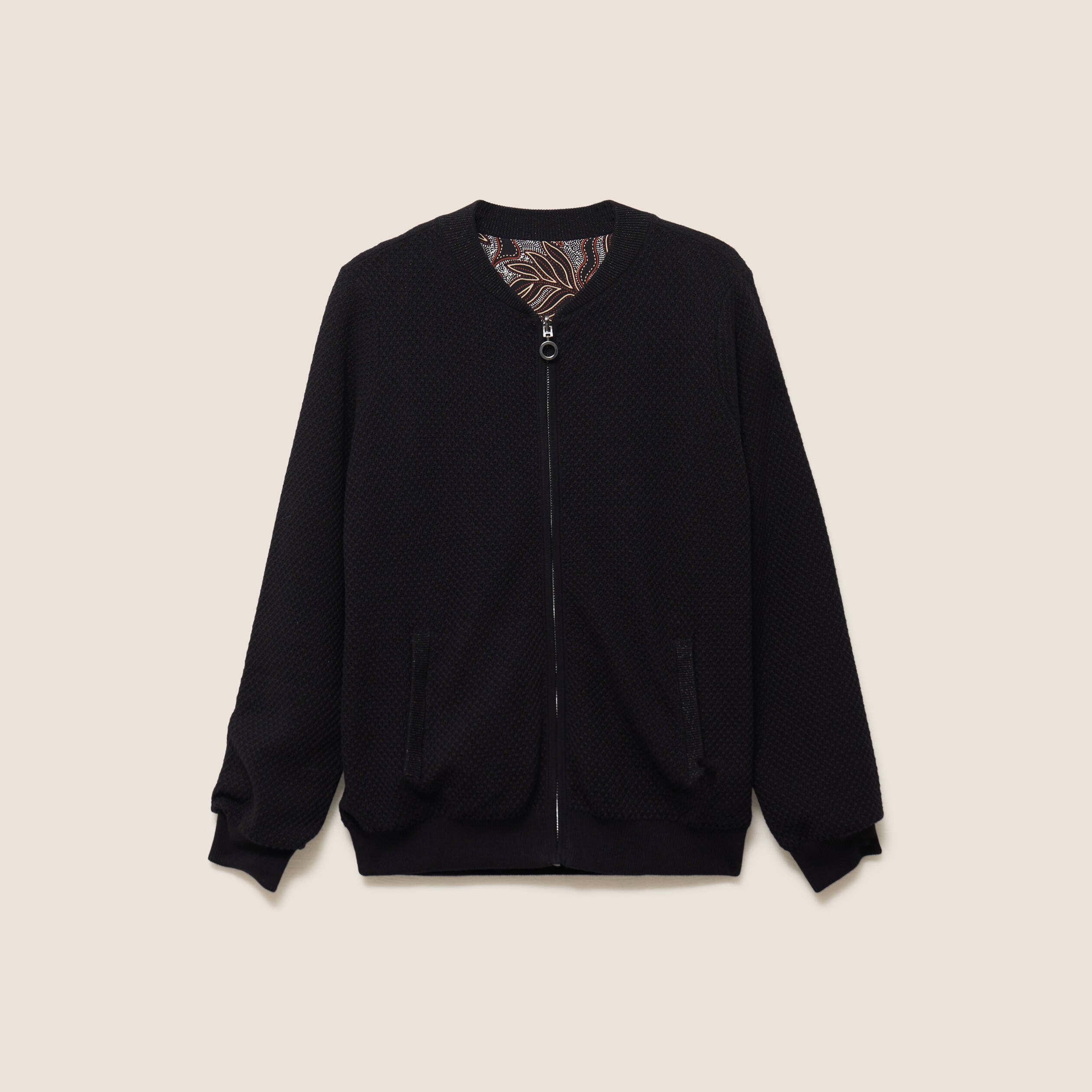 Gilet r&eacute;versible esprit bomber noir femme