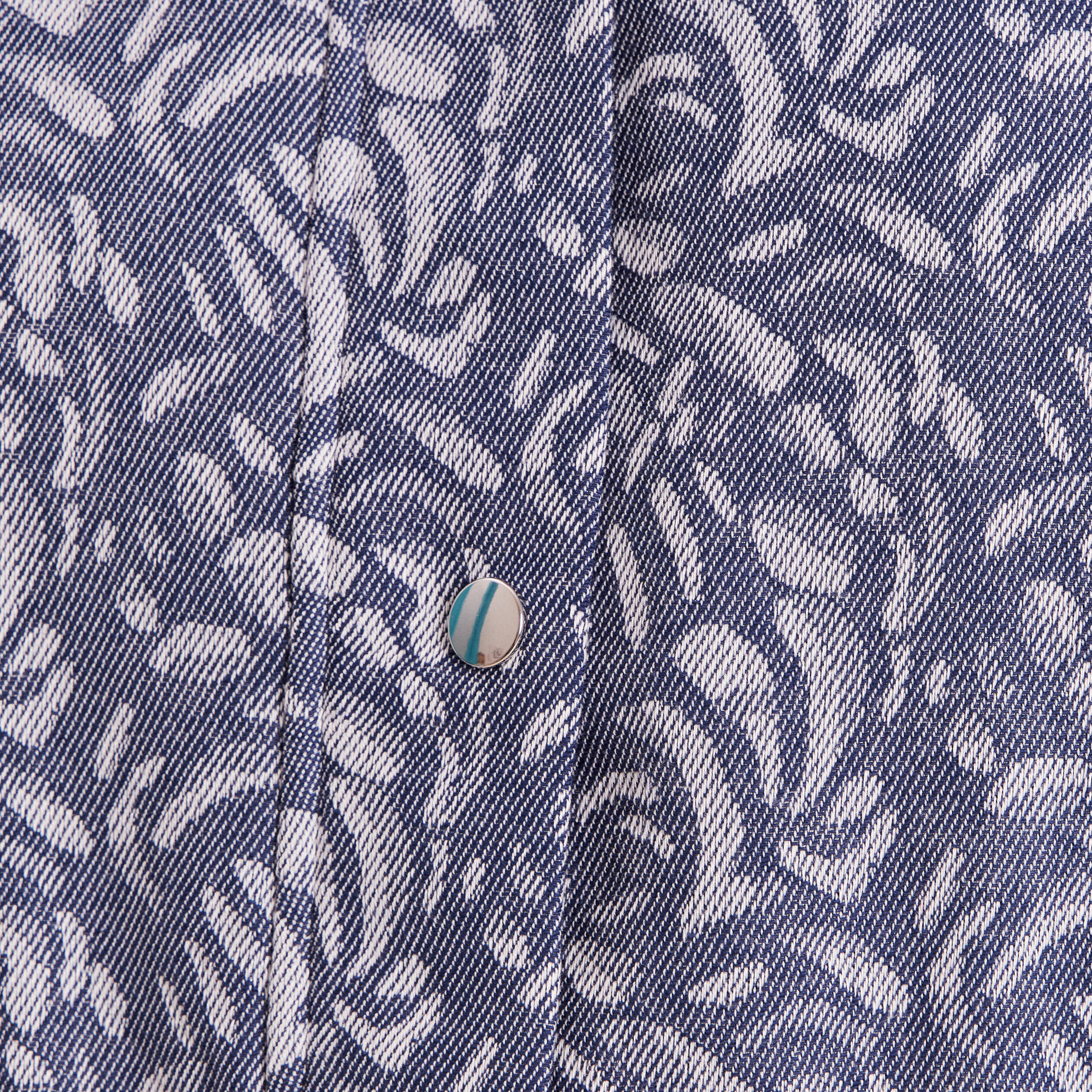 Veste jean doubl&eacute;e bleu femme