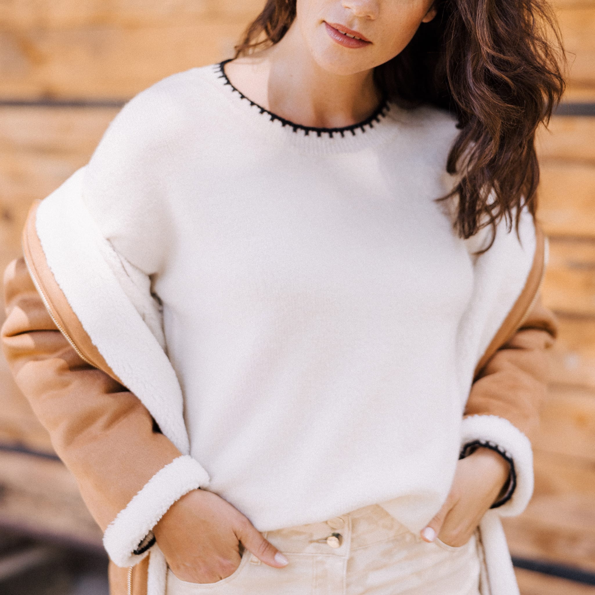 pull manches longues ecru femme Pull manches longues ecru femme