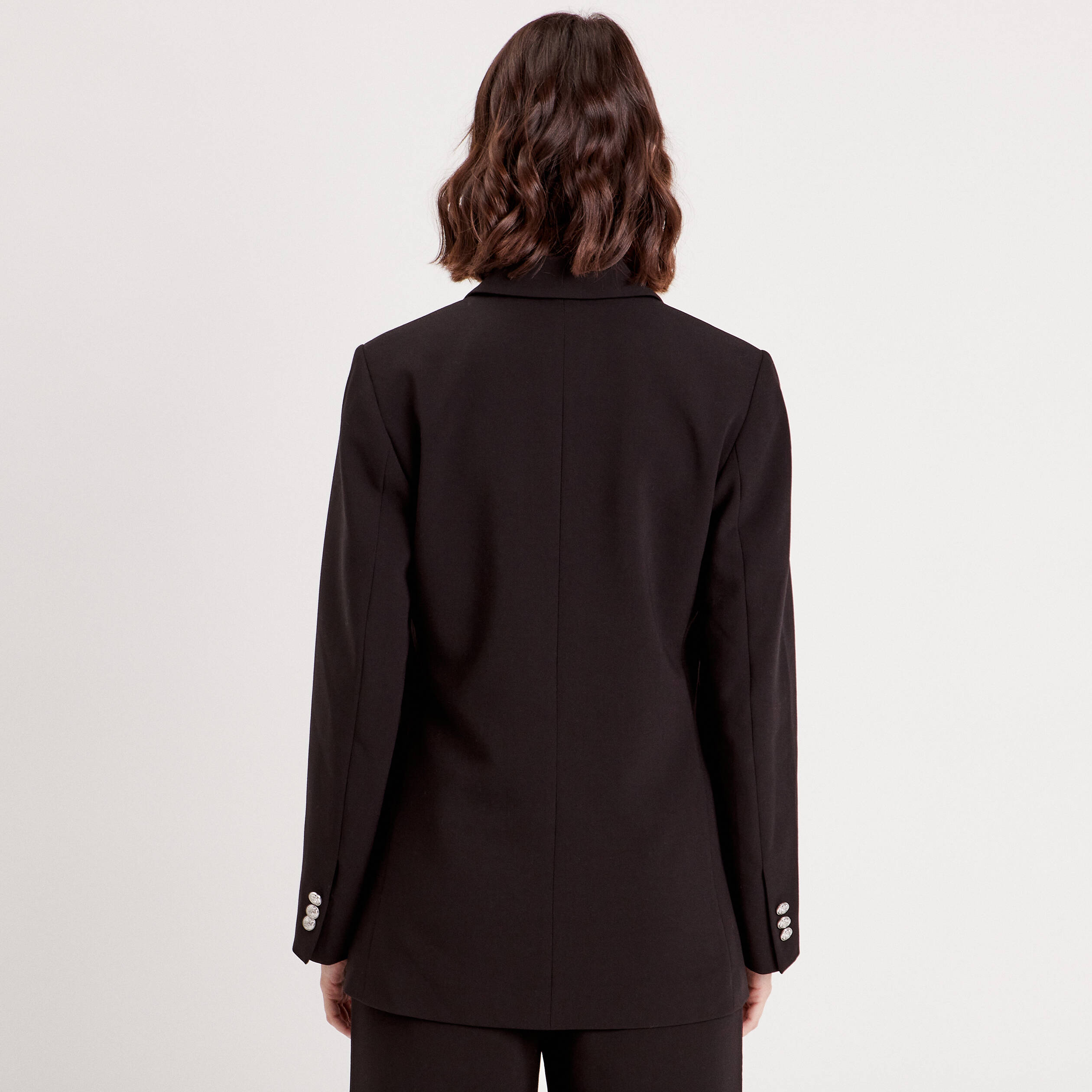 veste blazer ajustee noir femme Veste blazer ajustée noir femme