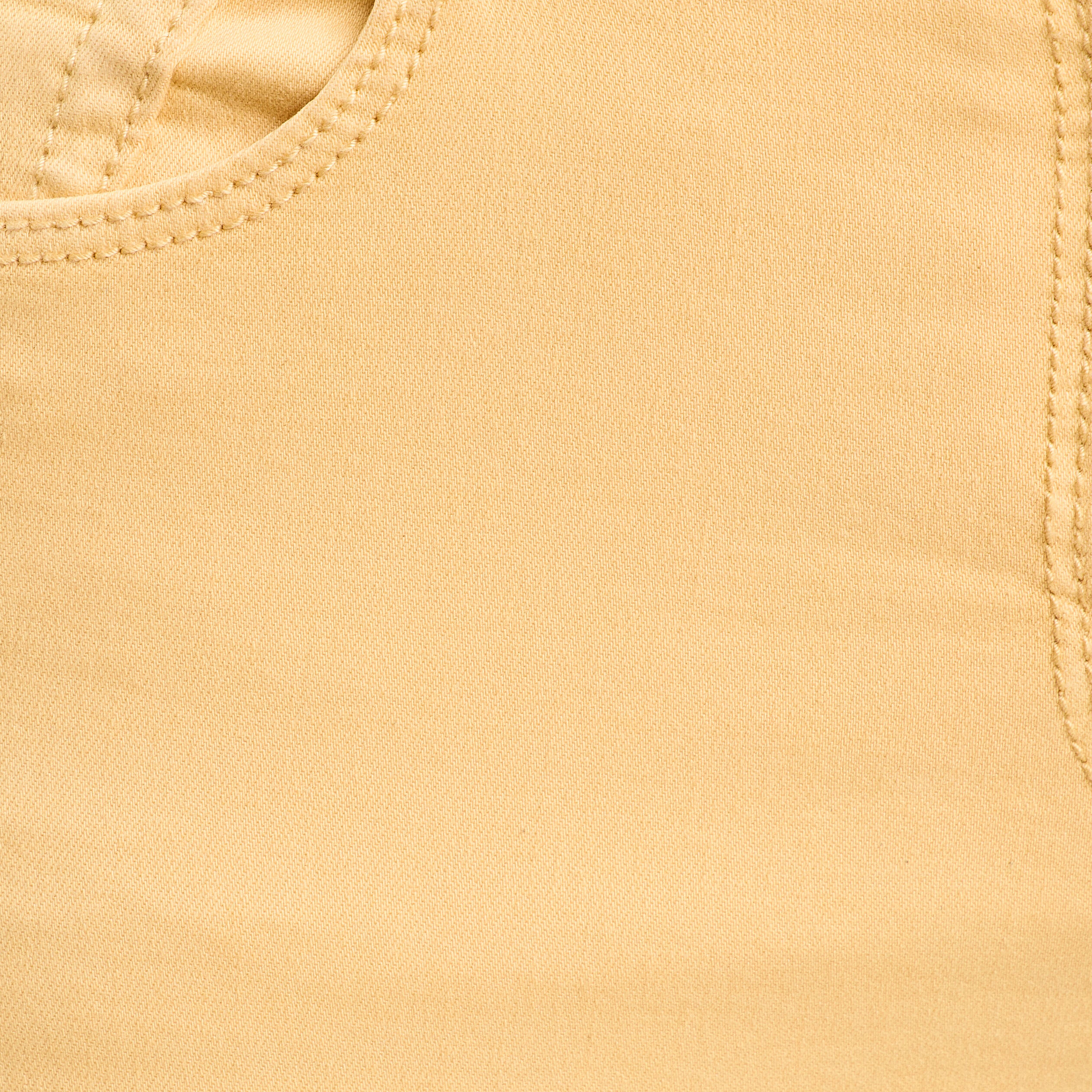 Jeans slim 5 poches jaune clair femme