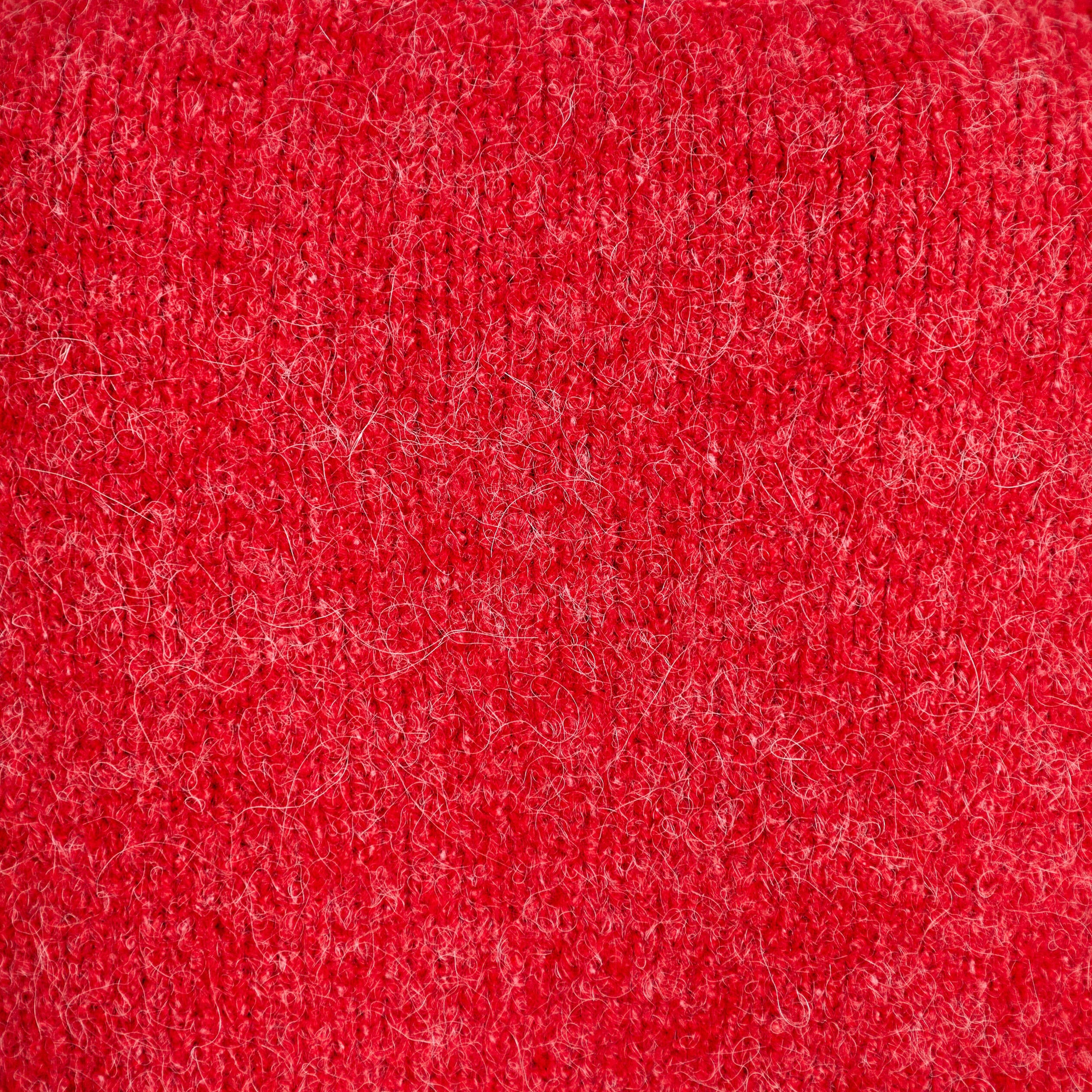 Pull manches courtes rouge femme