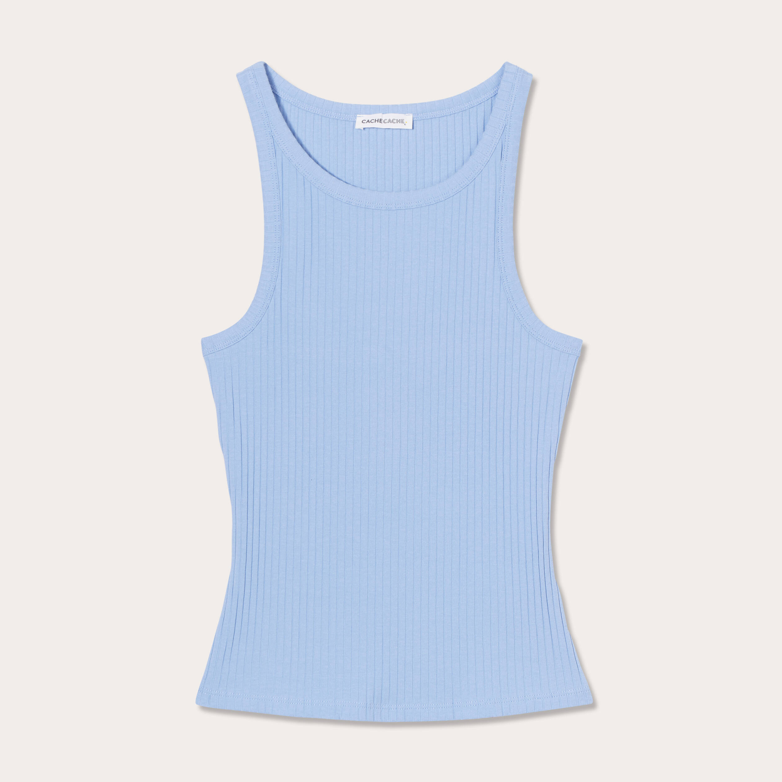 debardeur bretelles larges bleu turquoise femme Débardeur bretelles larges bleu turquoise femme