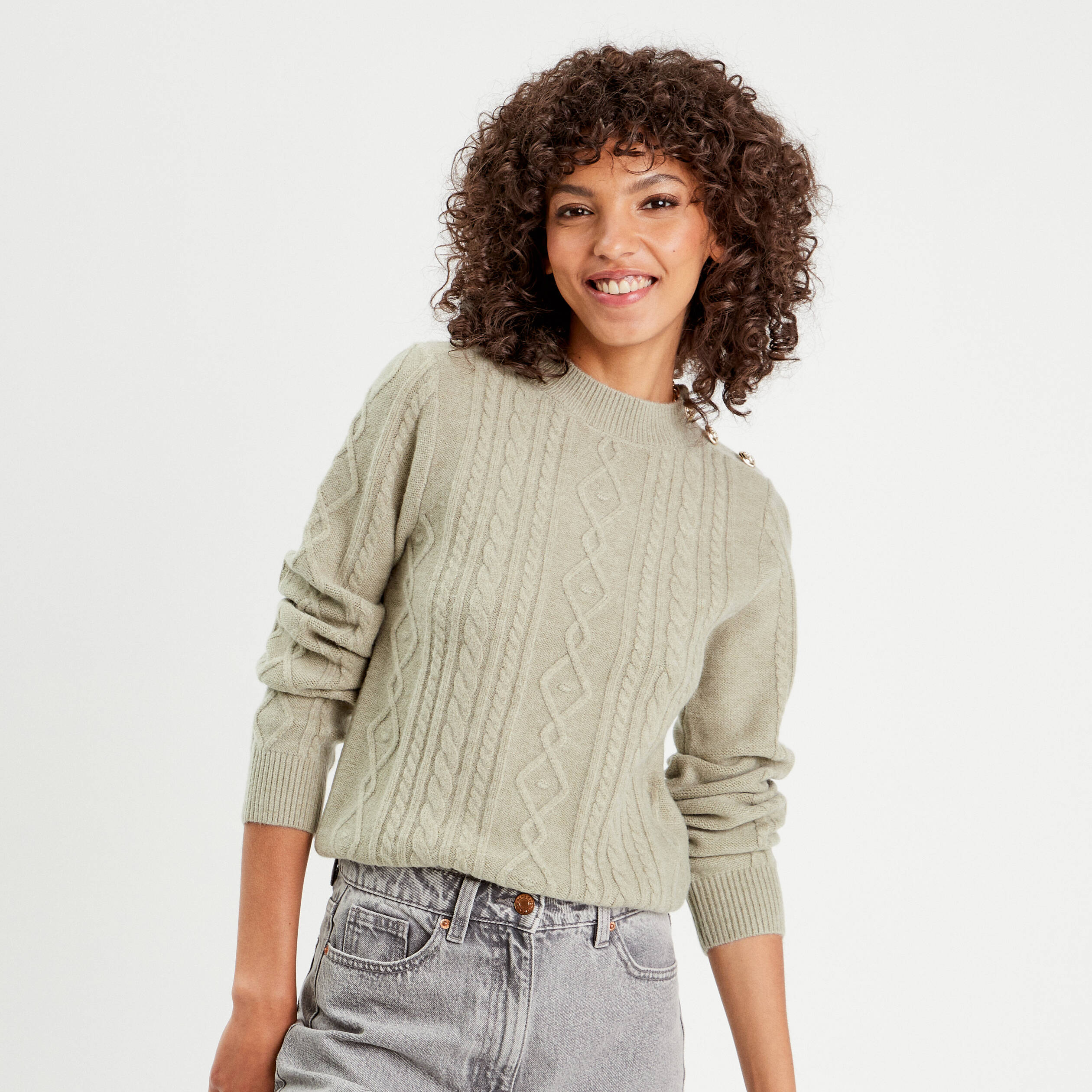 Pull décontracté pour femme et fille