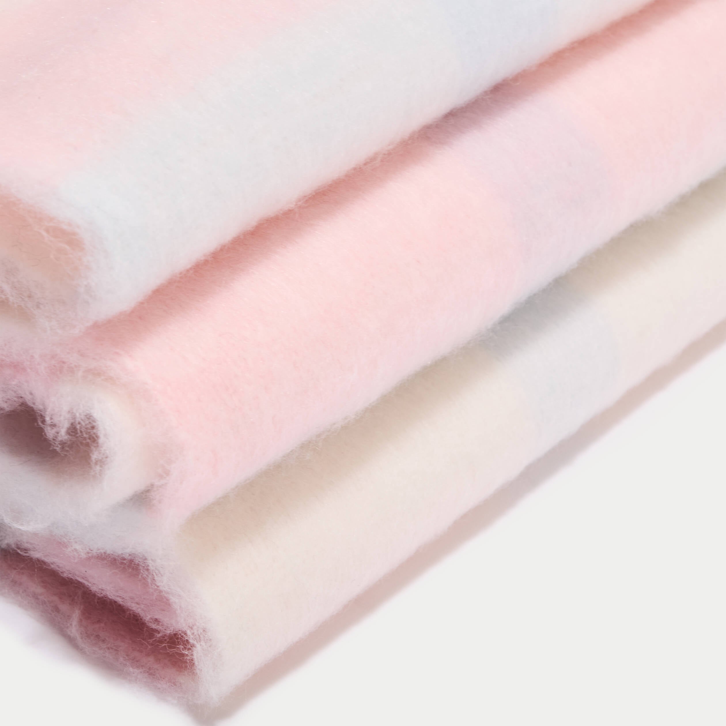 &Eacute;charpe avec franges rose clair femme
