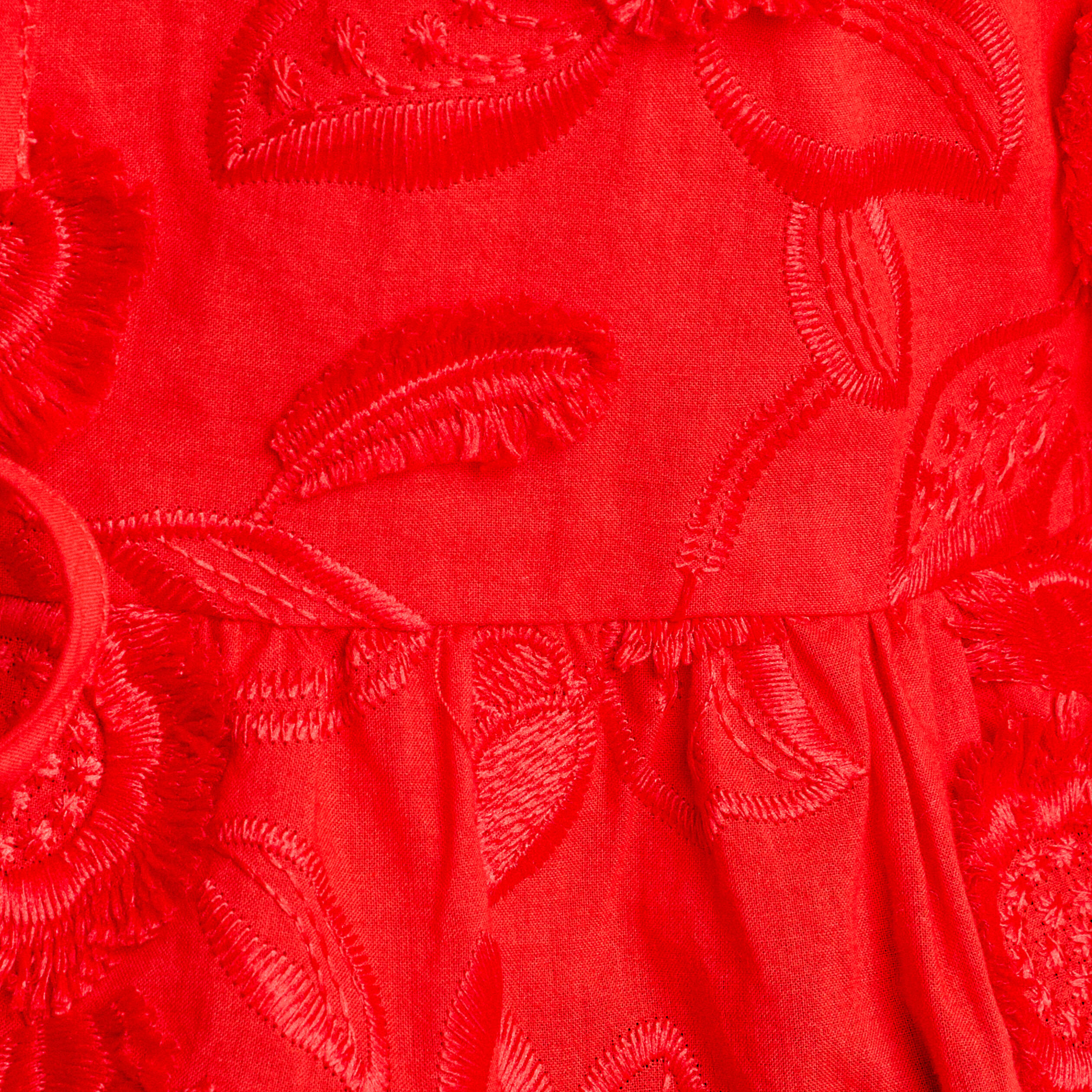 blouse manches courtes noeuds rouge fluo femme Blouse manches courtes noeuds rouge fluo femme