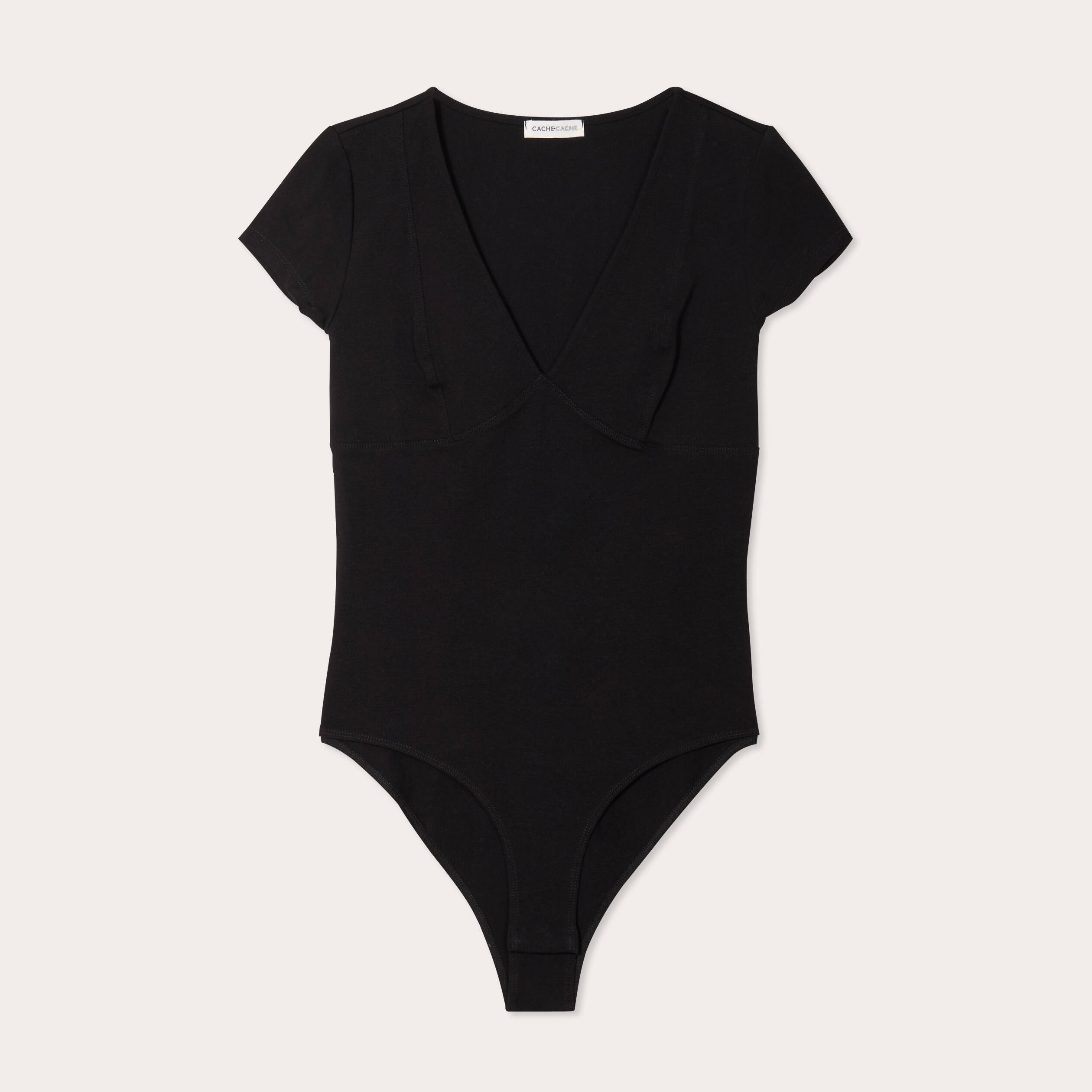 body manches courtes noir femme Body manches courtes noir femme