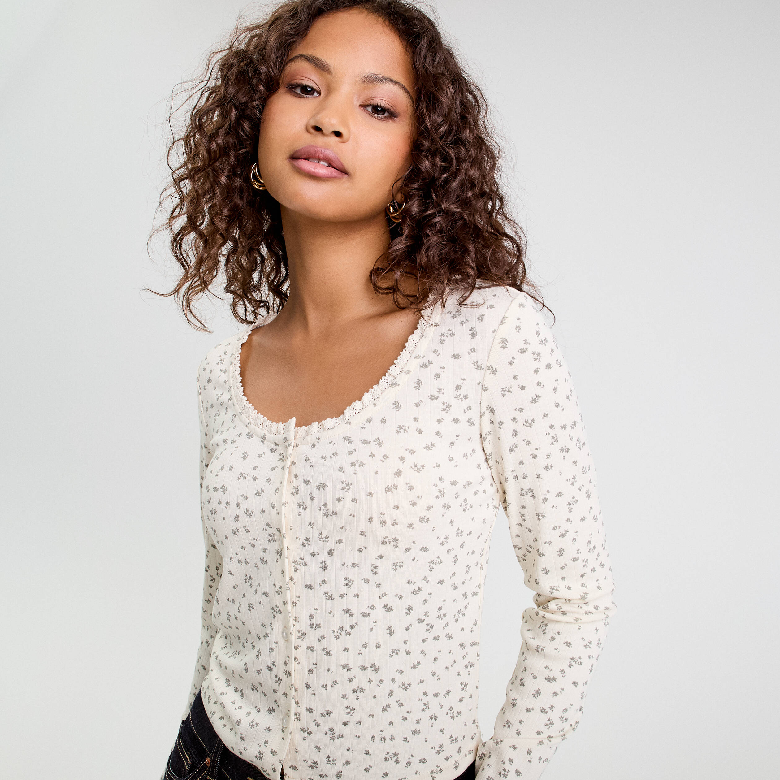 t shirt manches longues sable femme T-shirt manches longues sable femme