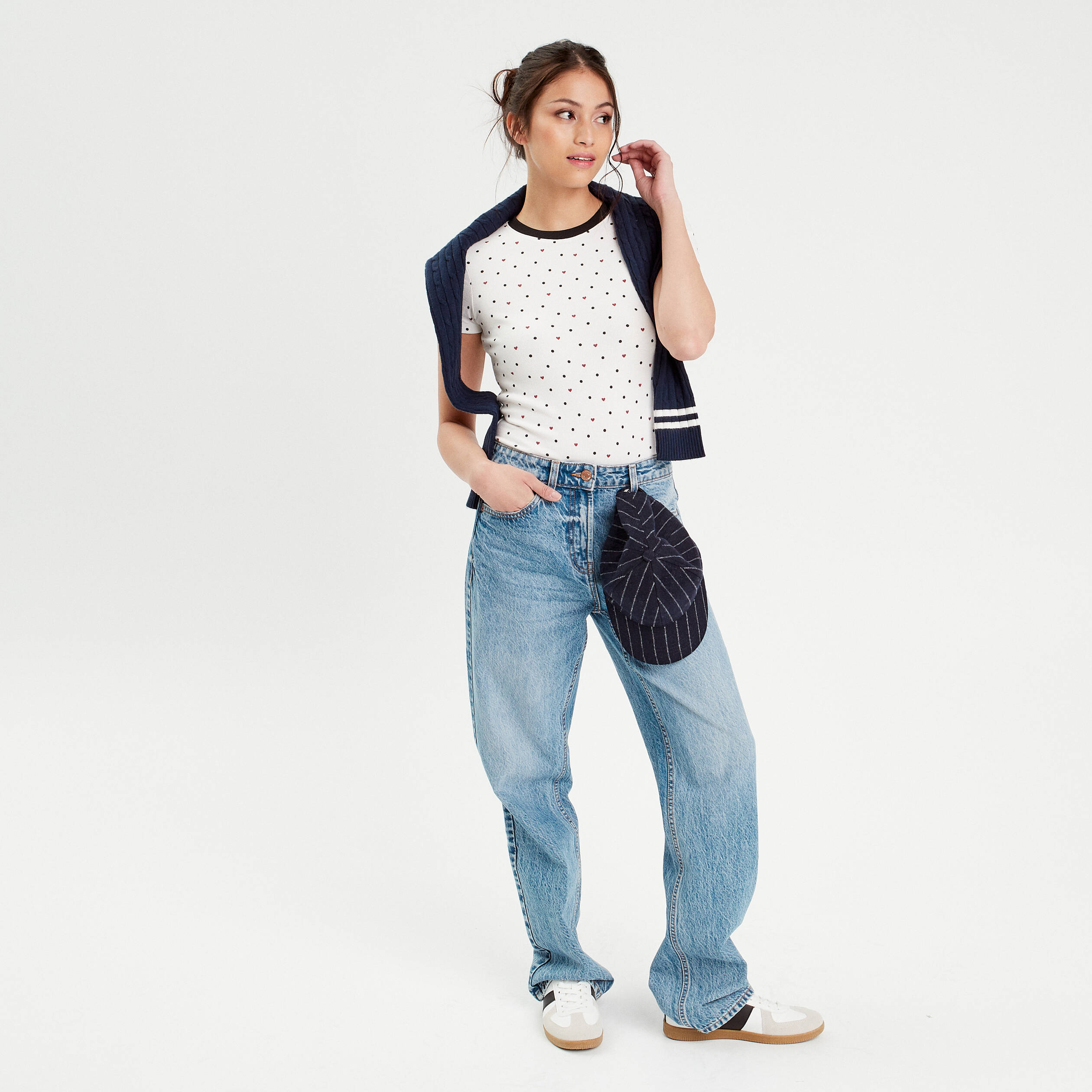 t shirt ajuste manches courtes blanc femme T-shirt ajusté manches courtes blanc femme