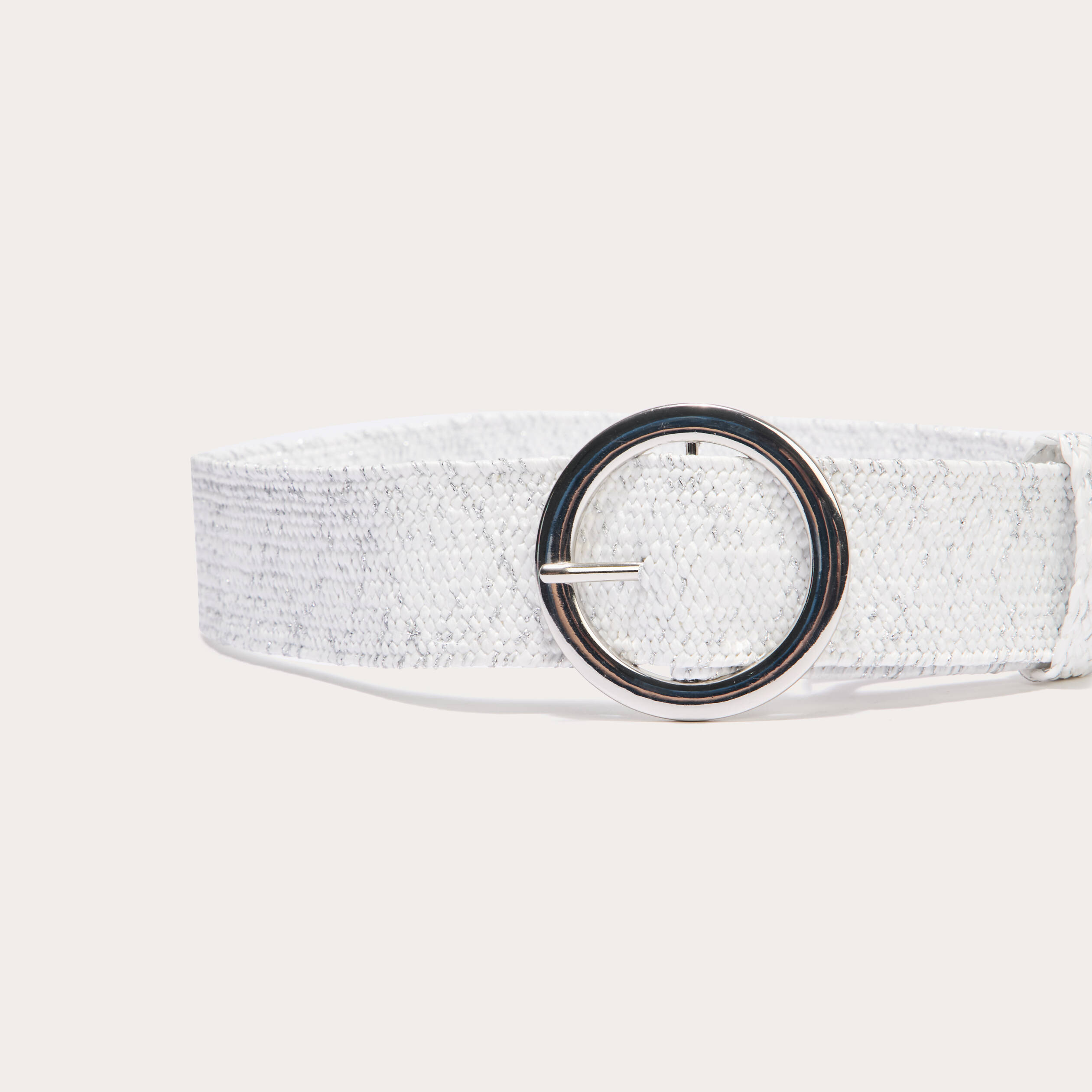 ceinture elastiquee ecru femme Ceinture élastiquée ecru femme