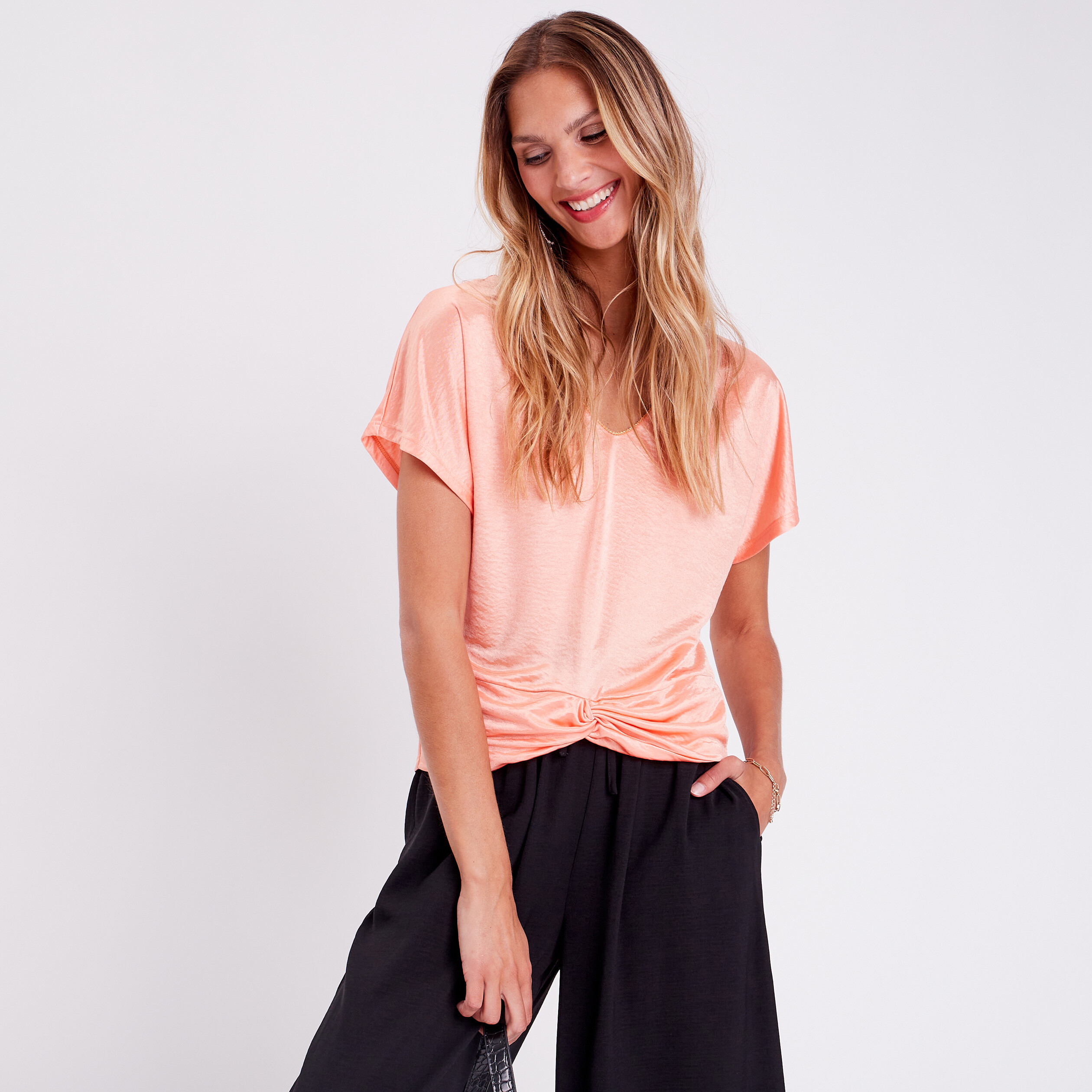 Chemise Satin Homme Manche Courte