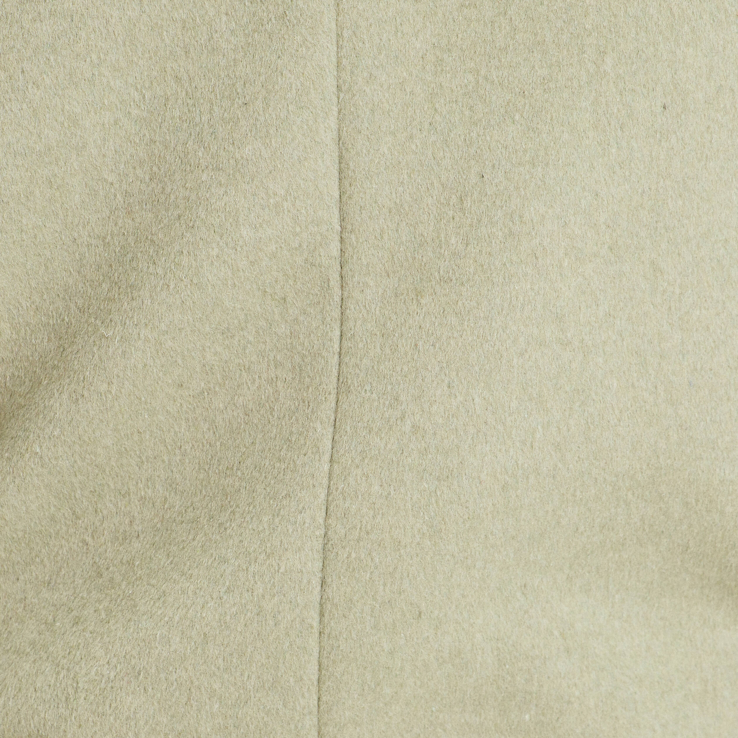 Manteau long droit ceintur&eacute; vert kaki femme