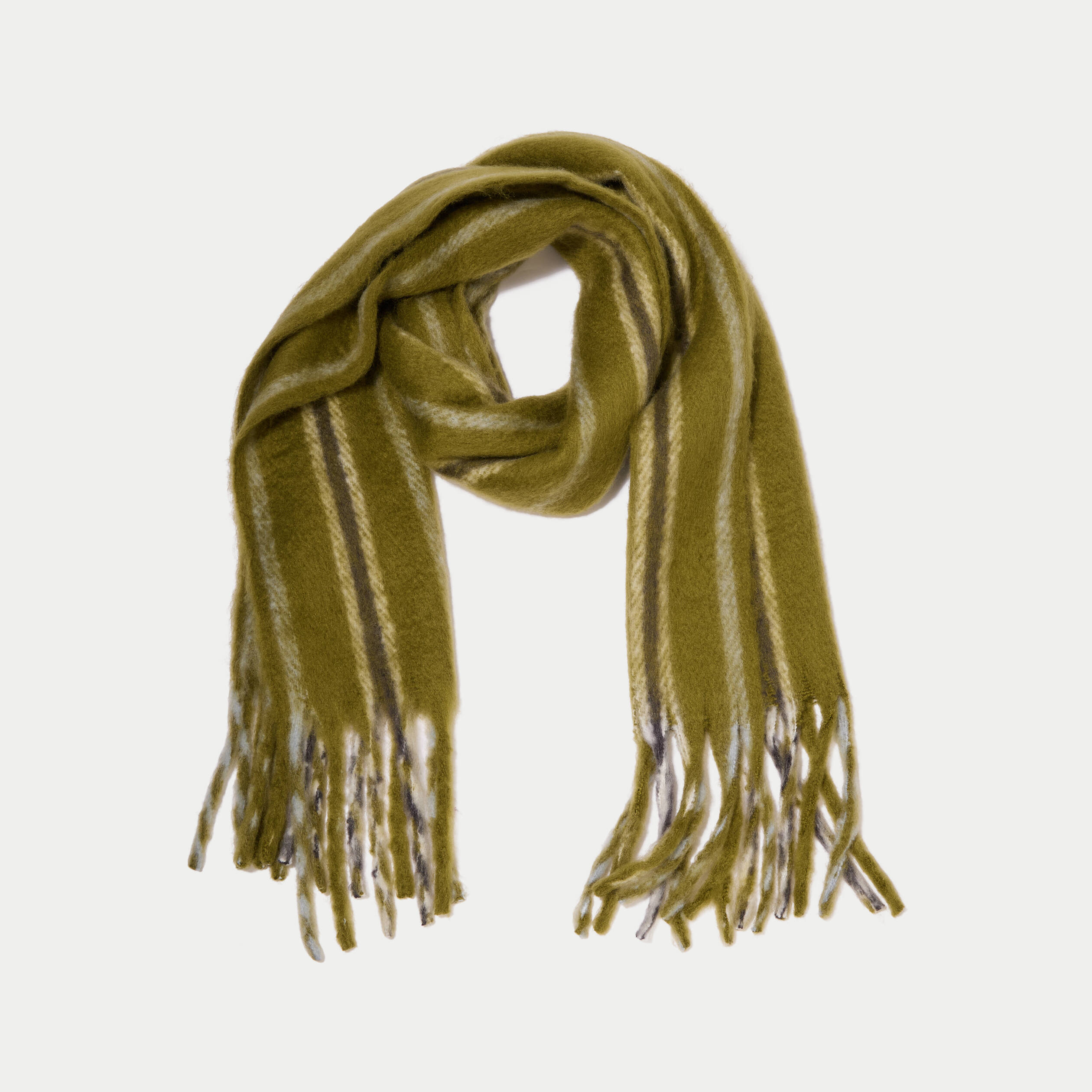 Echarpe vert fonc&eacute; femme