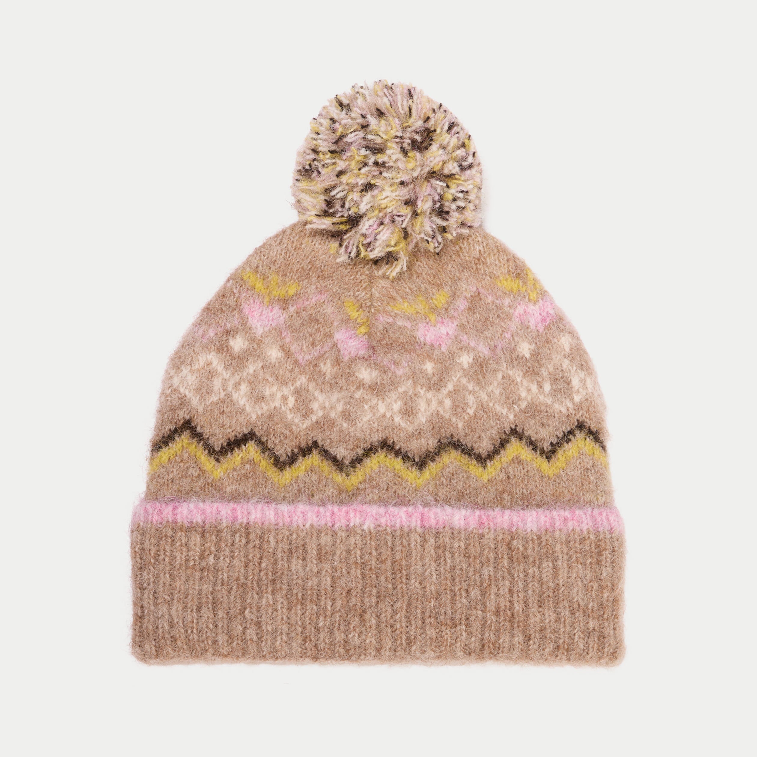 Bonnet taupe femme