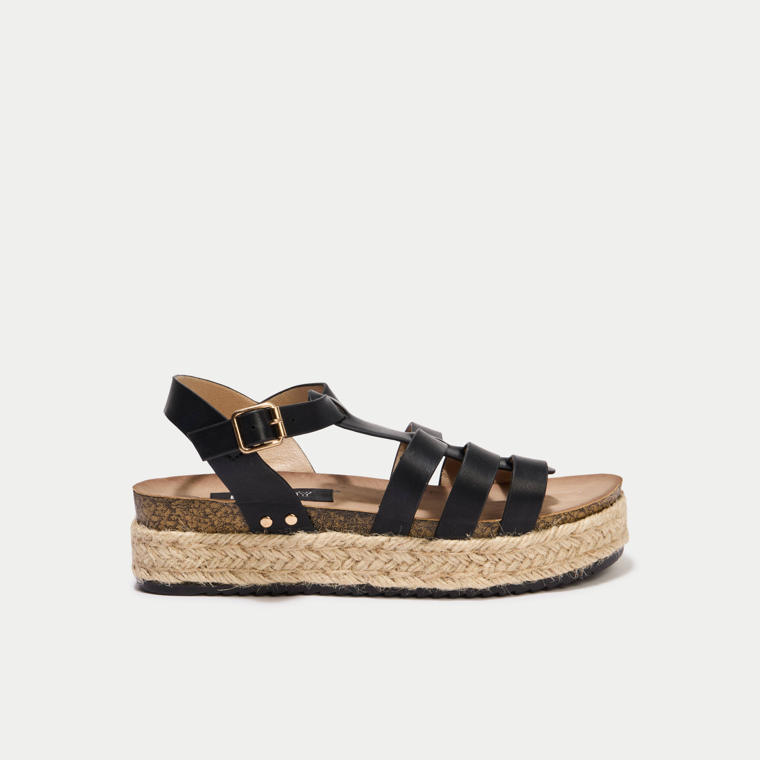 Sandales noir femme