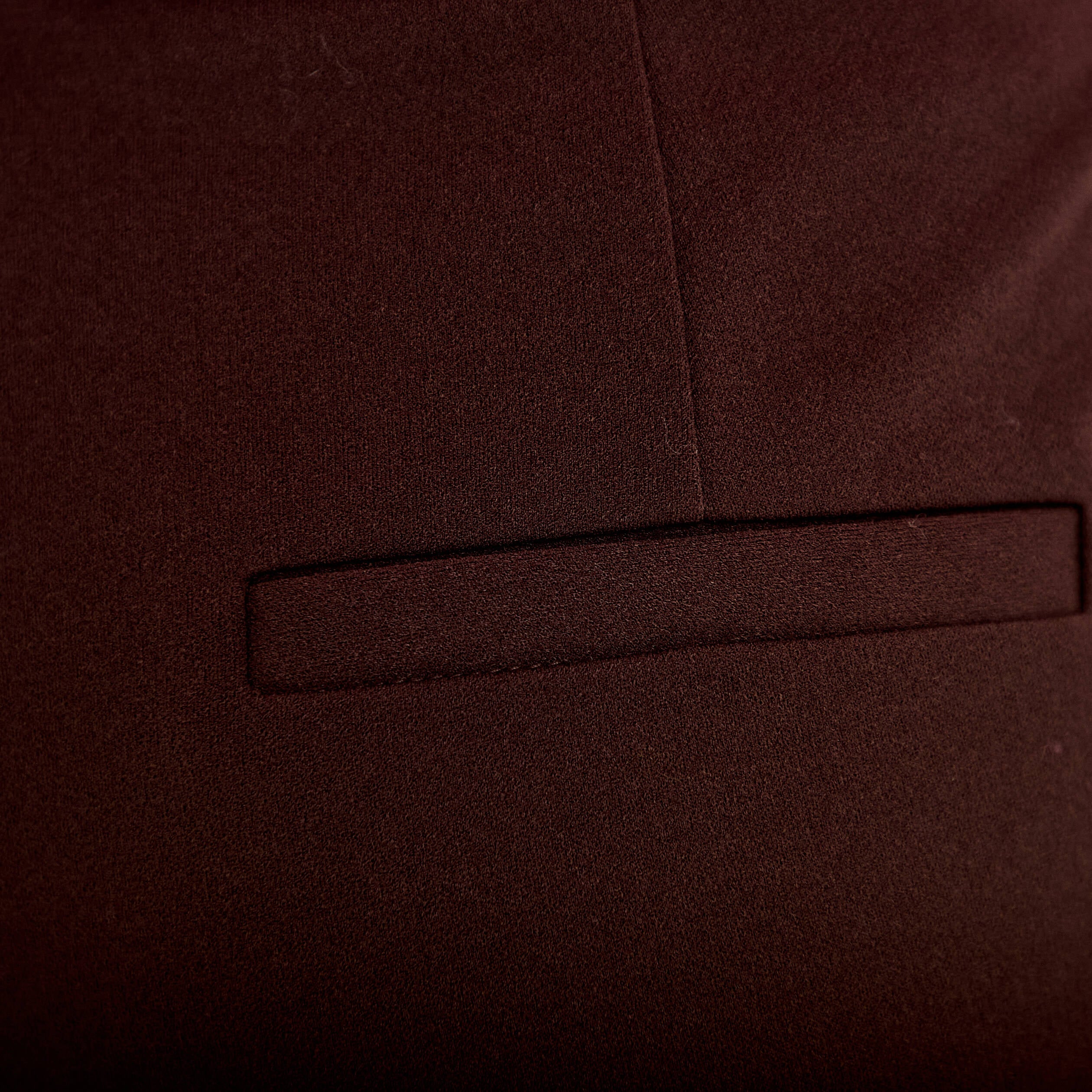 Pantalon large marron fonc&eacute; femme