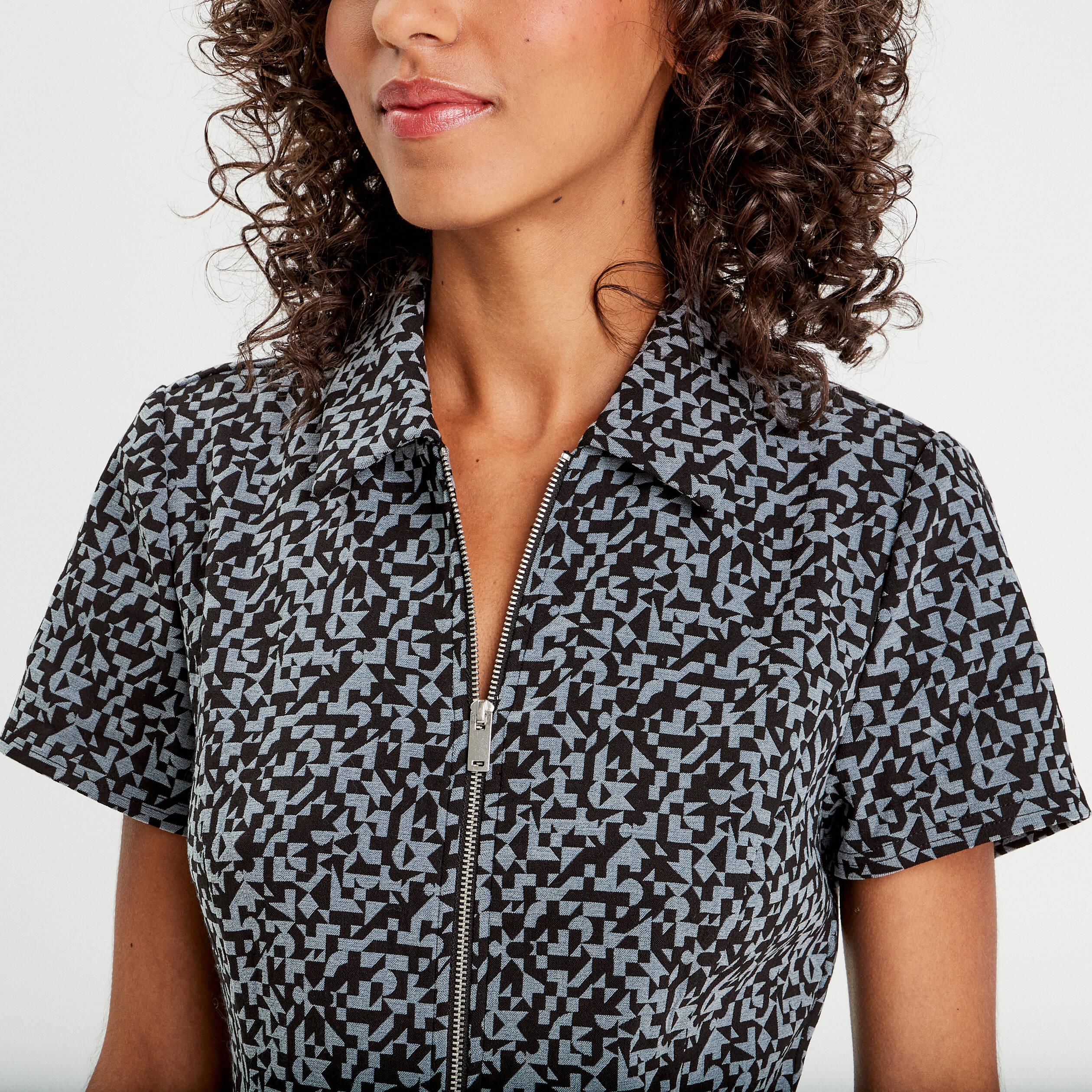 robe evasee zippee noir femme Robe évasée zippée noir femme