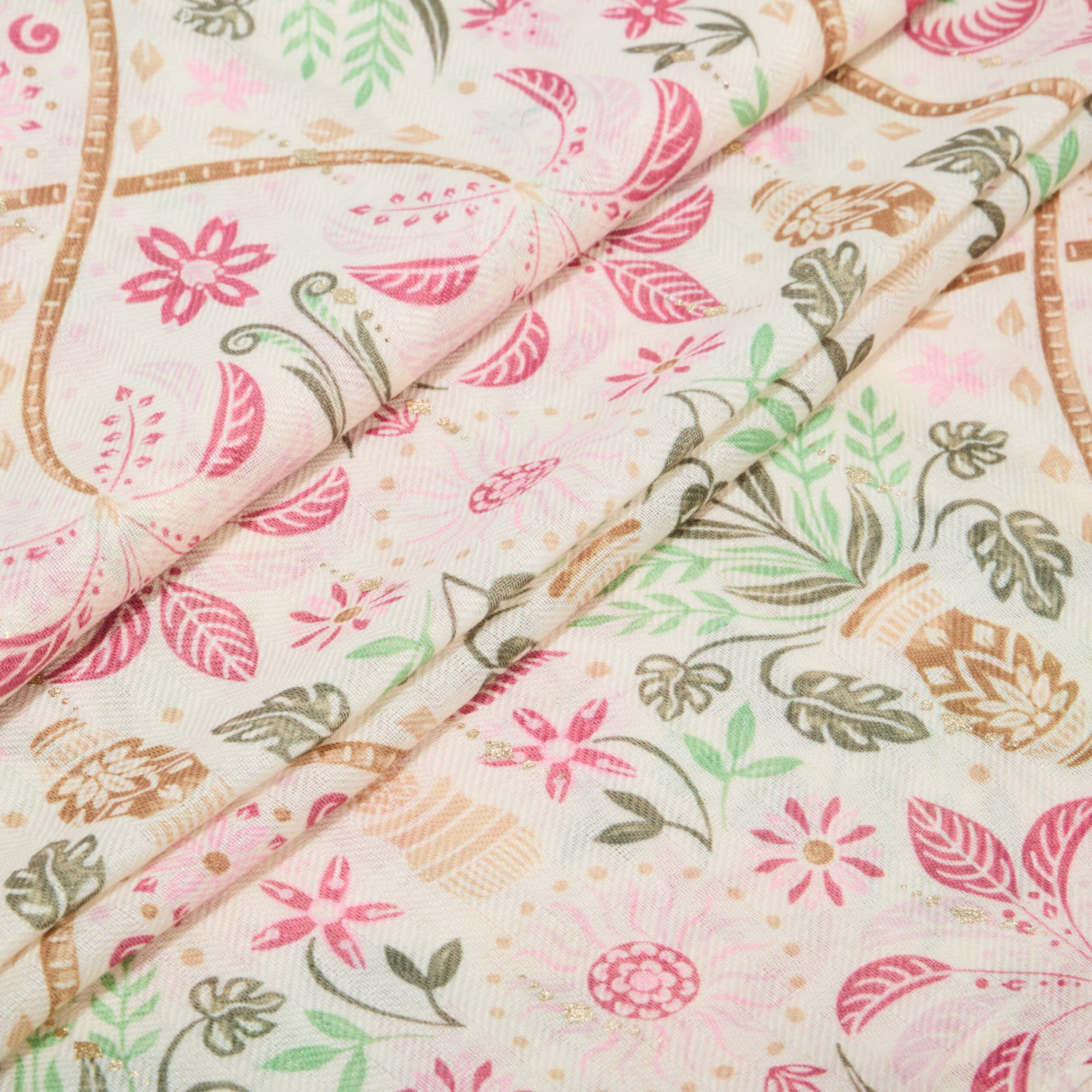 Foulard blanc femme
