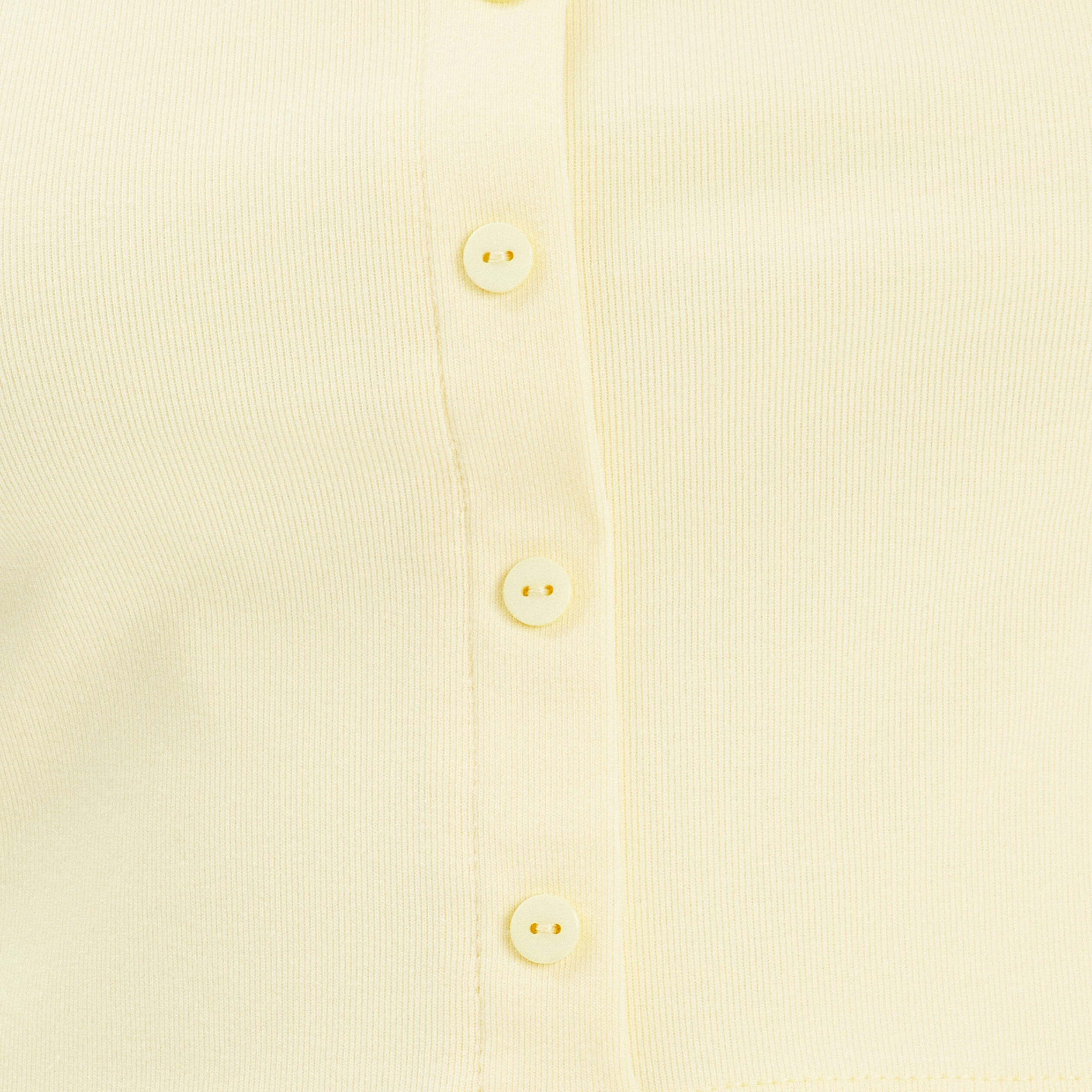 T-shirt 2-en-1 jaune pastel femme