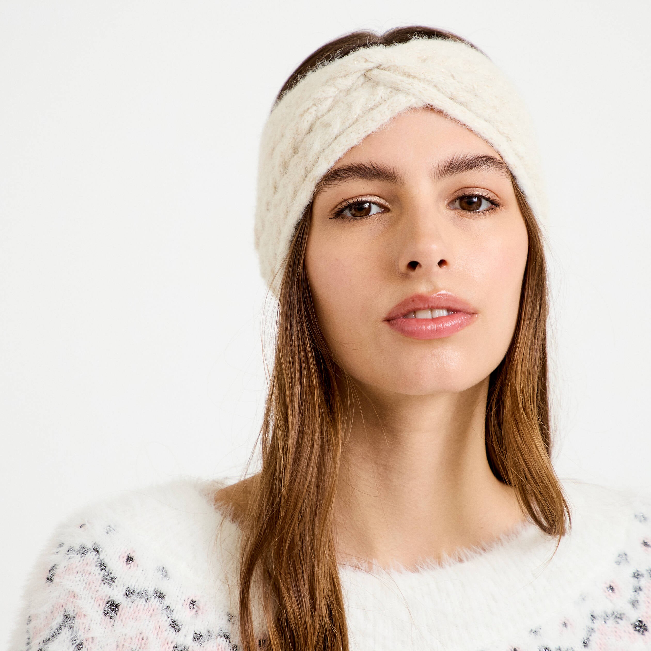 Bandeau ivoire femme