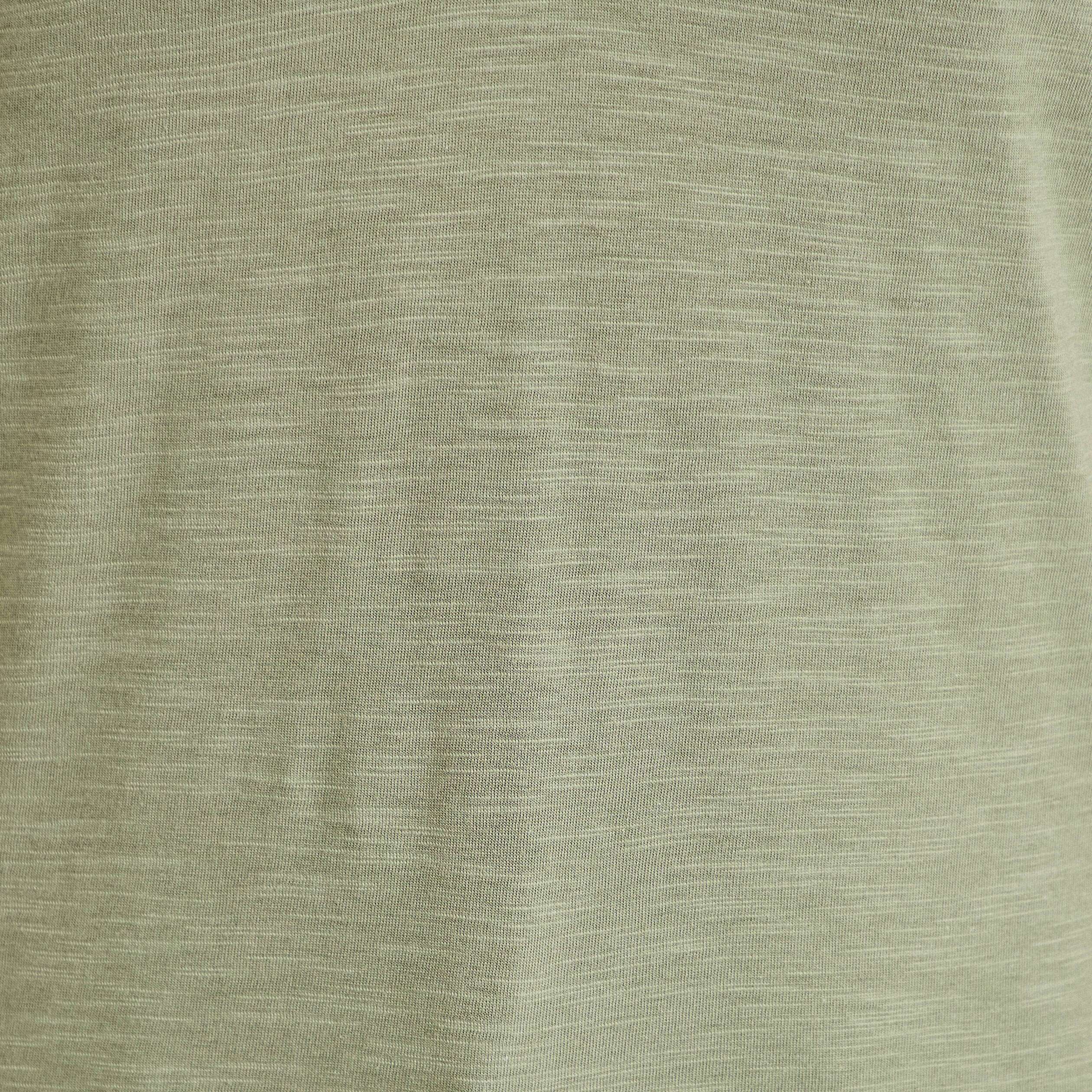 T-shirt manches courtes vert kaki femme