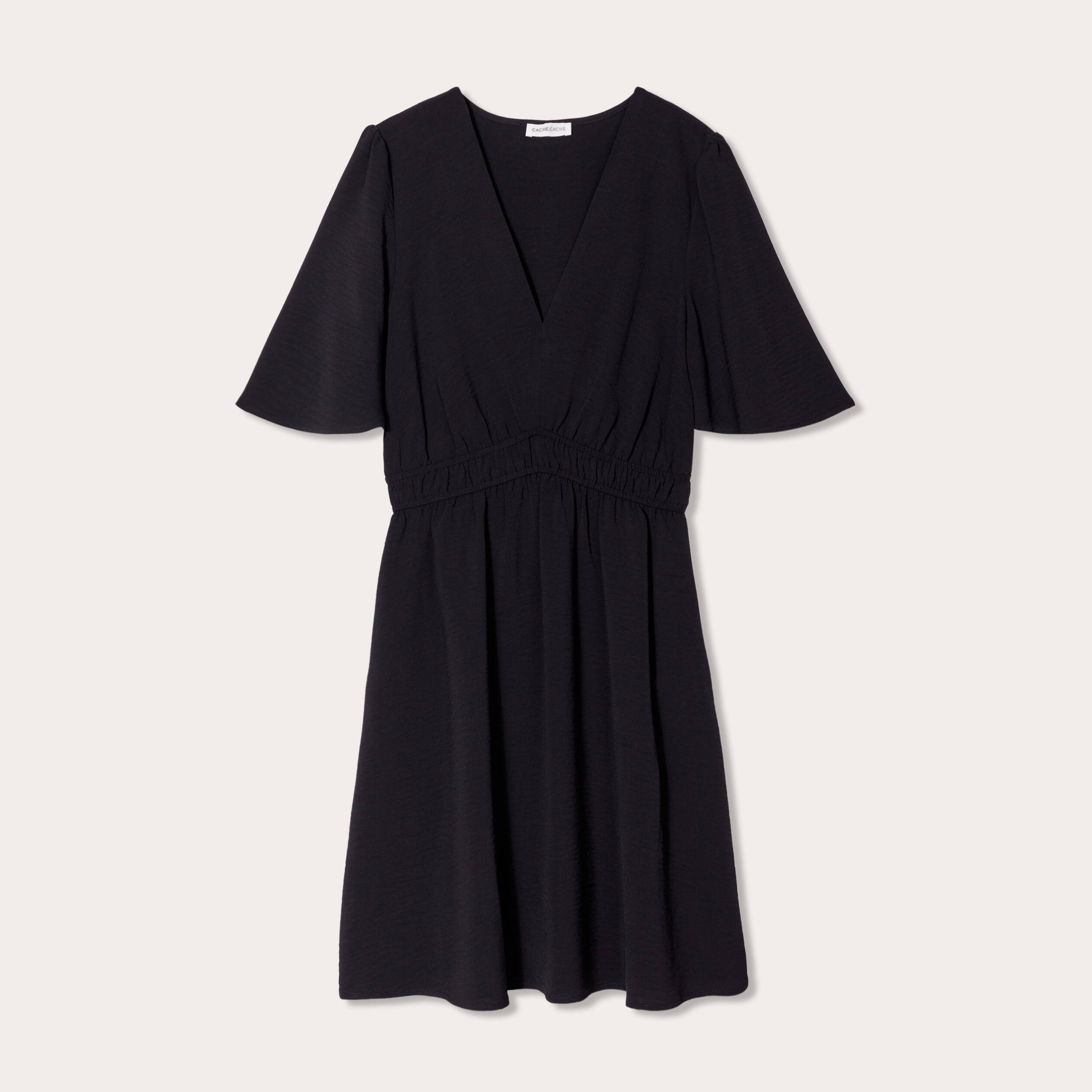 Robe Pull Robe Noire Cache Cache Cache Coeur MATERNITY AND NURSING