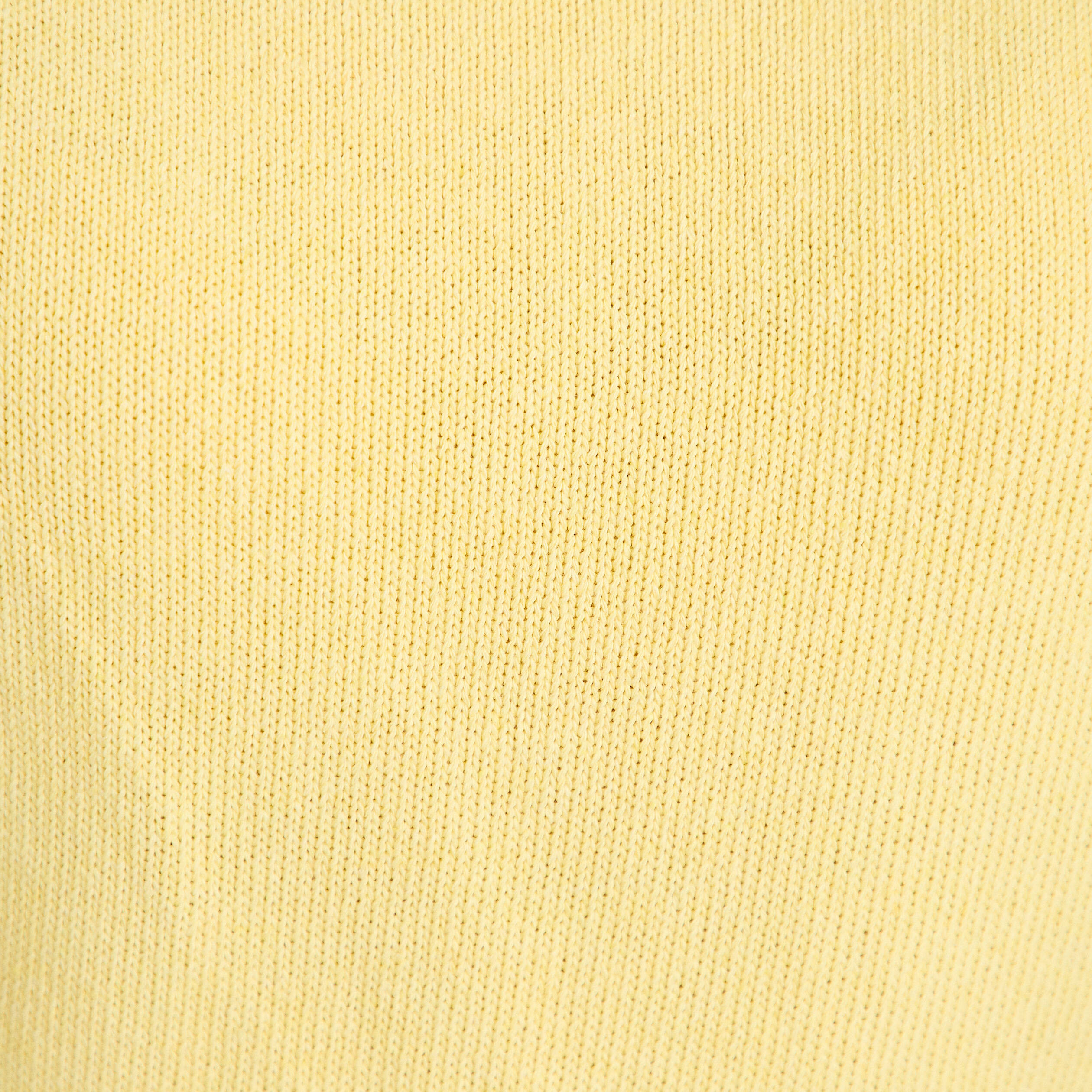 Pull ample cropped manches courtes jaune pastel femme