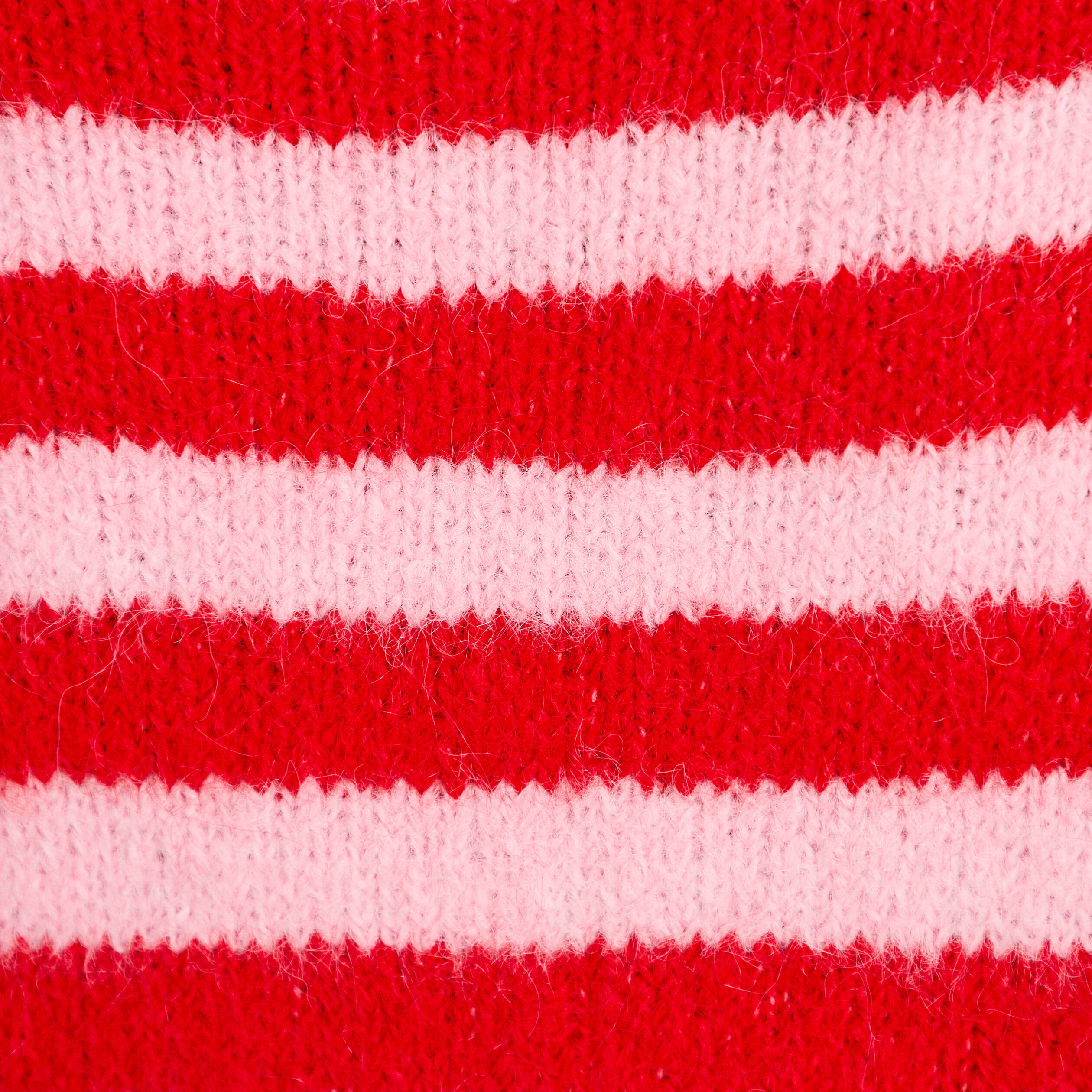Pull ample col rond manches longues rouge femme