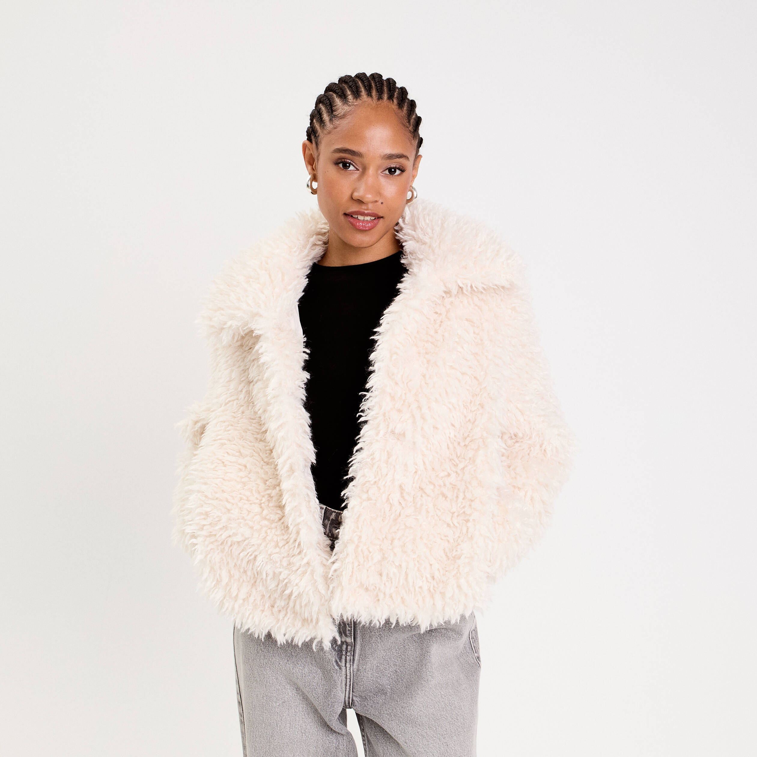 Veste Courte Veste Femme Fourrure Pas Cher Veste Courte En Fausse