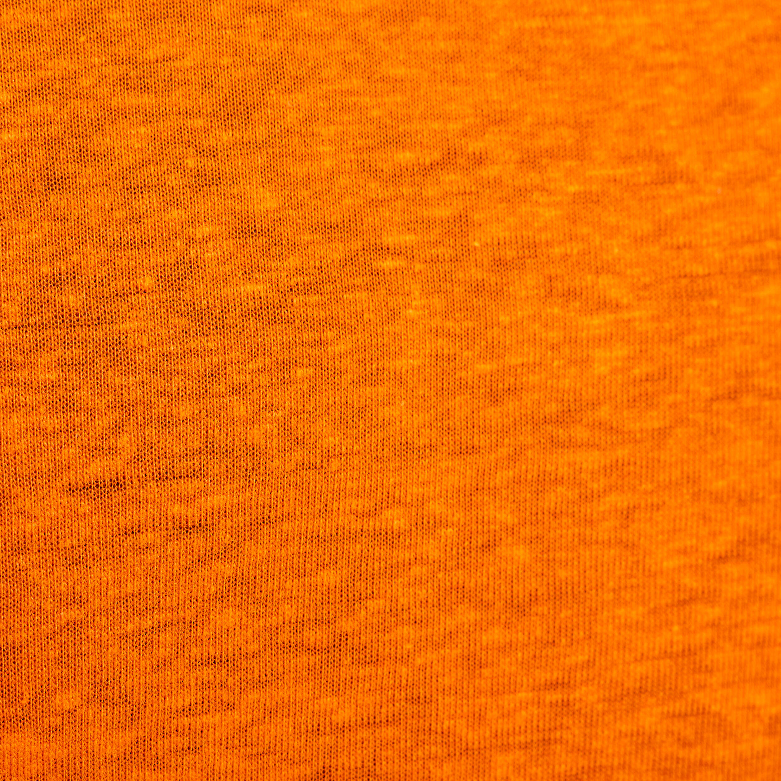 t shirt avec bandes macrame orange femme T-shirt avec bandes macramé orange femme