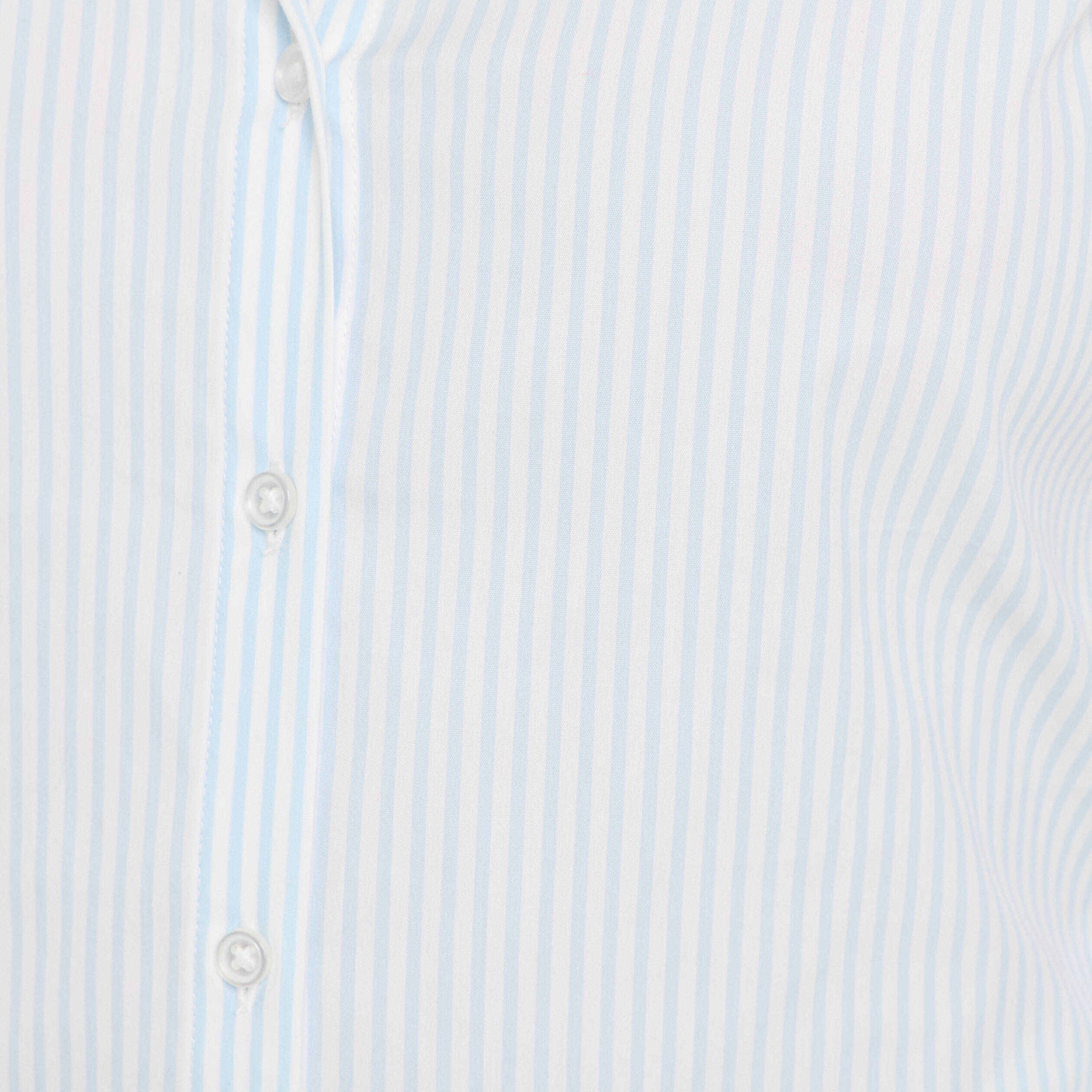 Chemise manches longues bleu femme