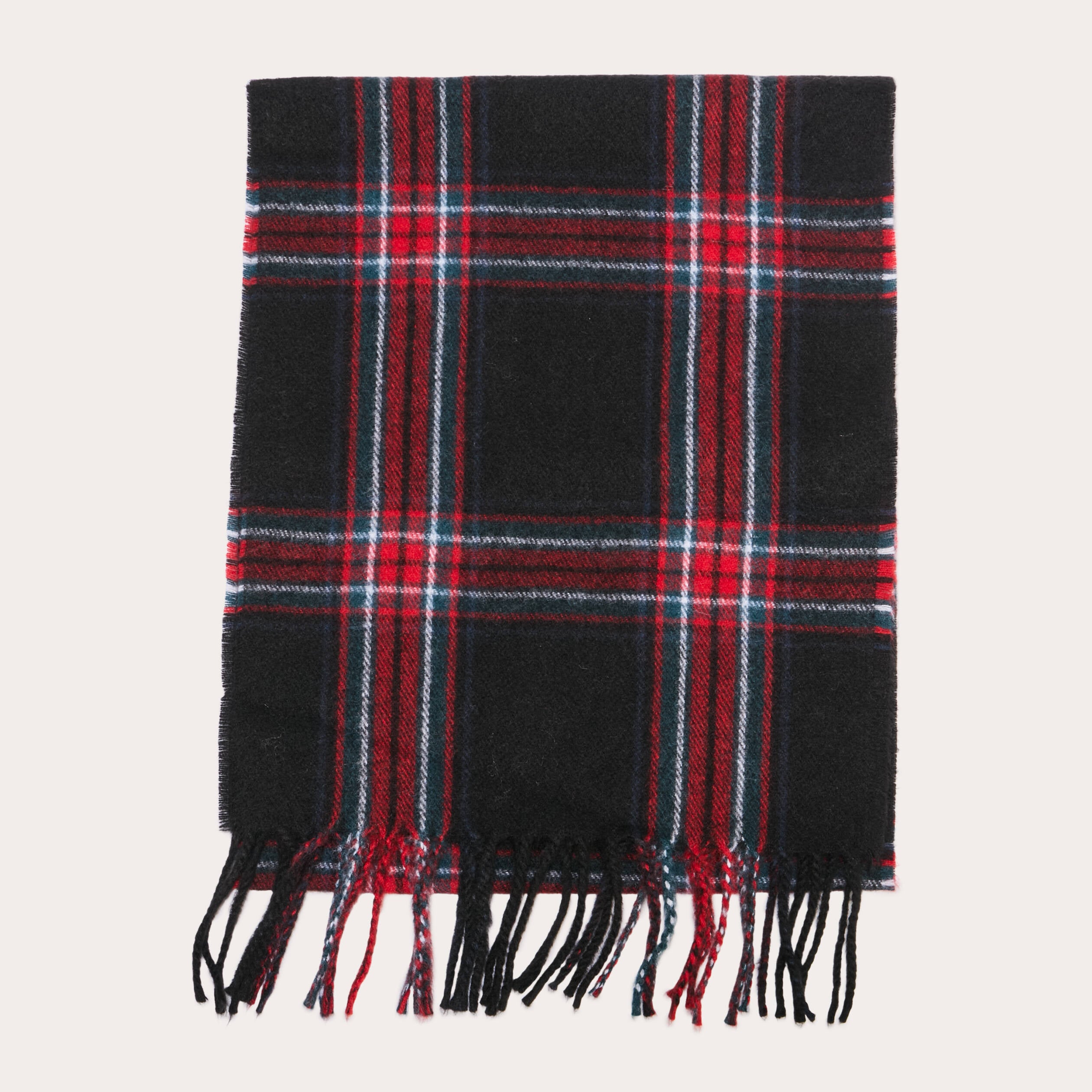 &Eacute;charpe plaid noir femme