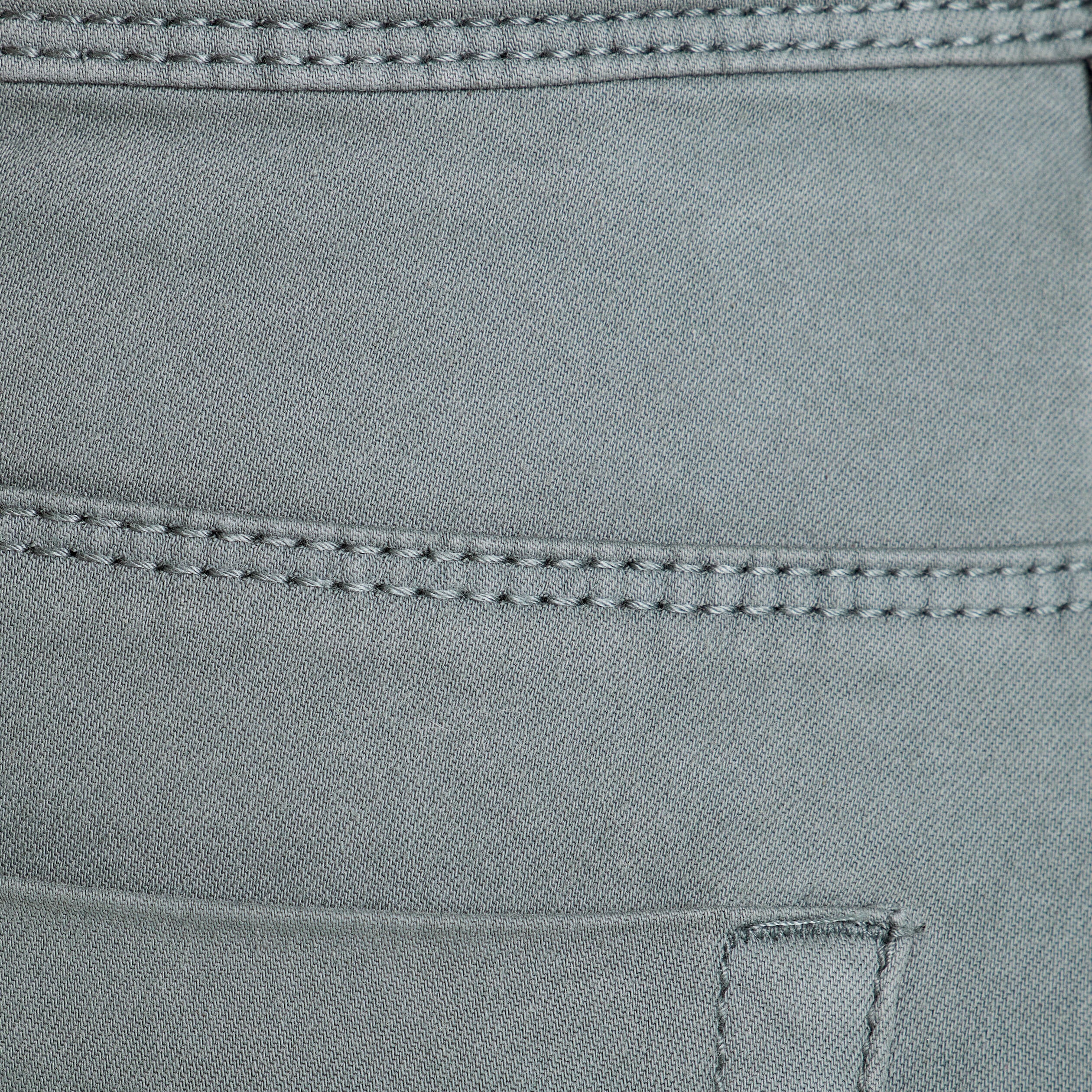 Jeans slim 5 poches vert fonc&eacute; femme