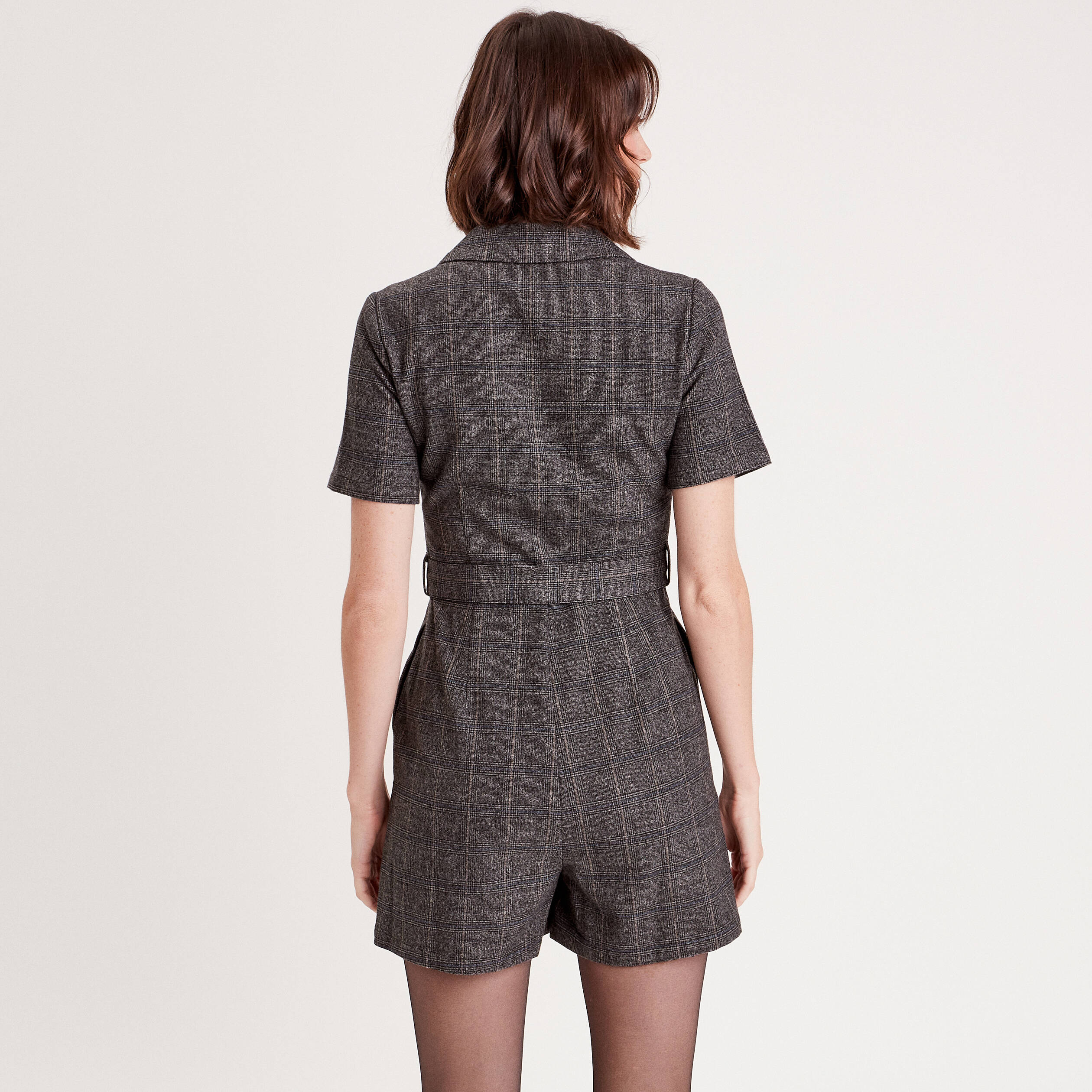 combishort droite noir femme Combishort droite noir femme