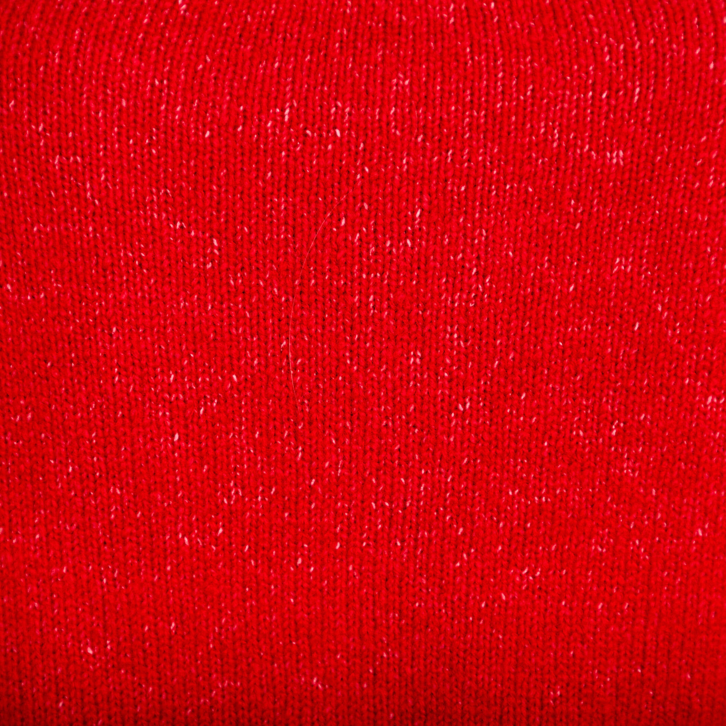 Pull manches longues rouge femme