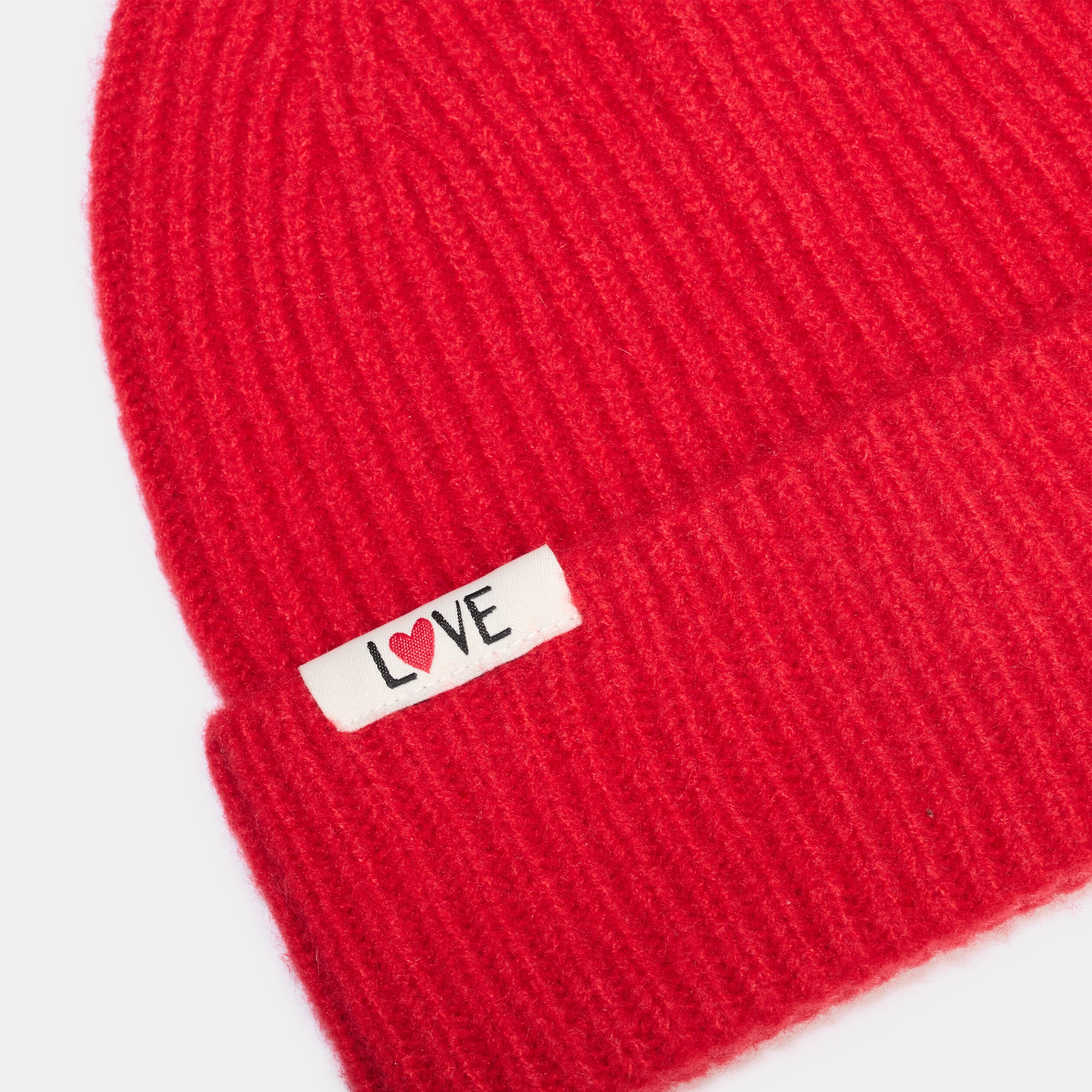Bonnet rouge femme