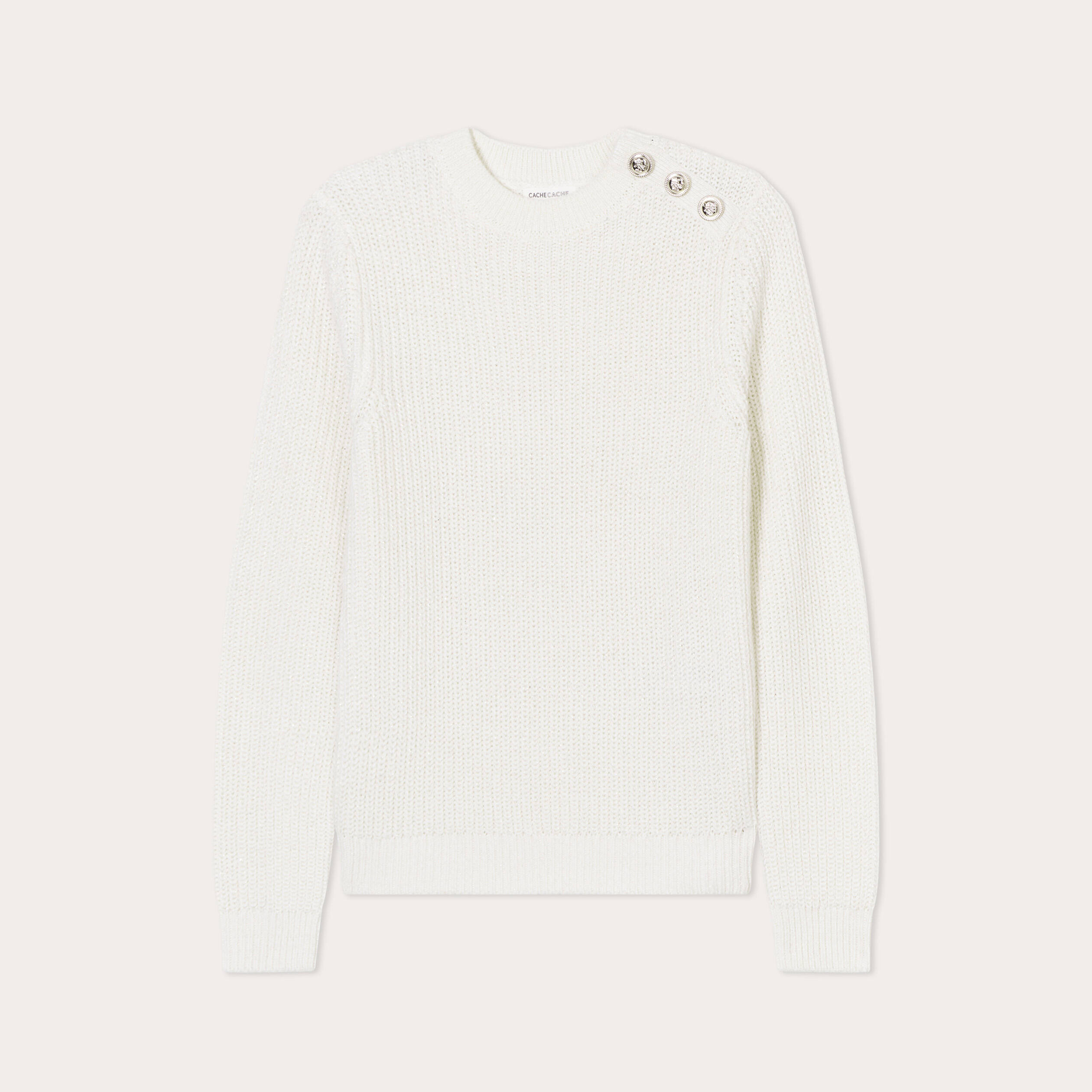 Pull bouton epaule femme online